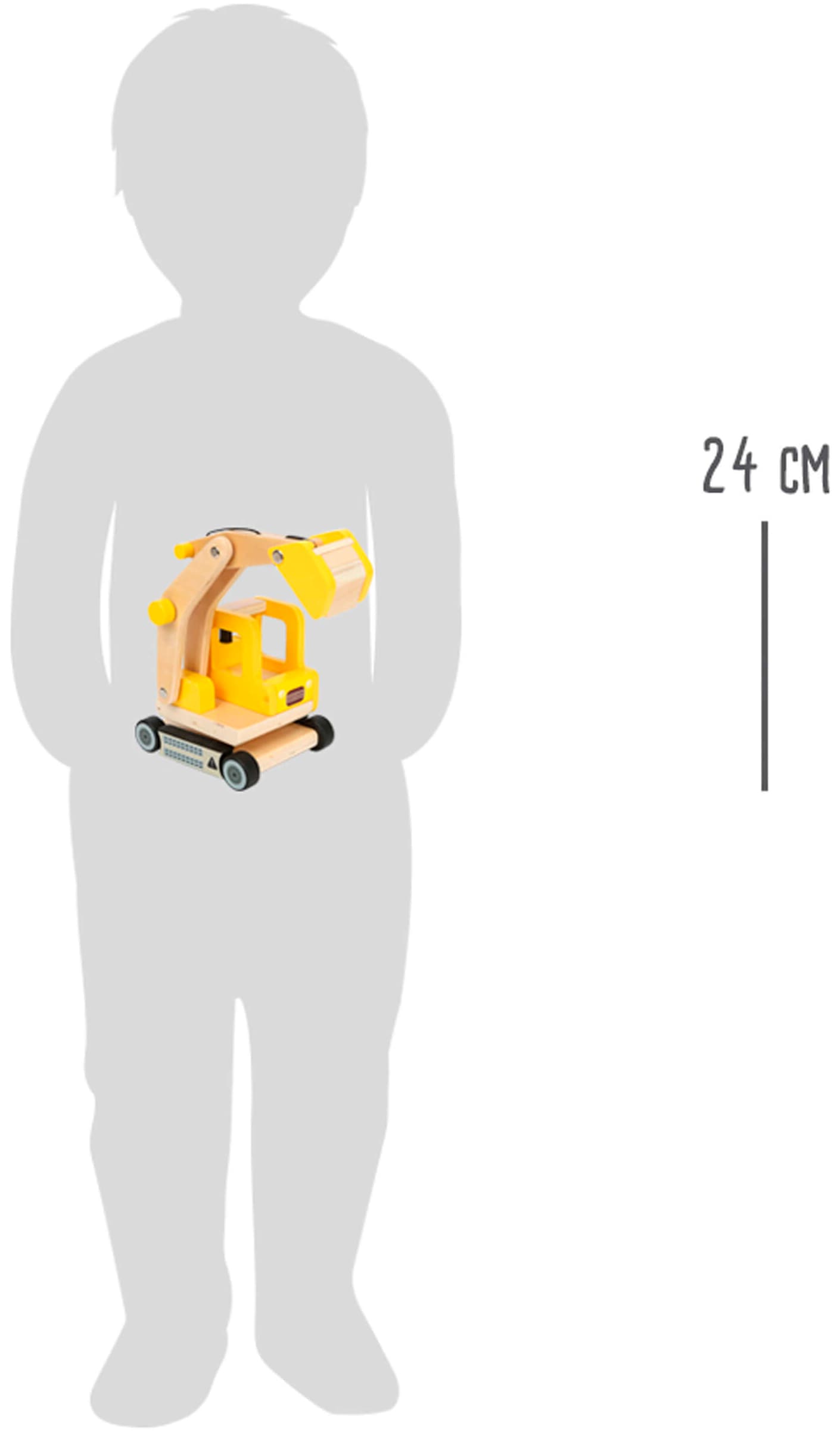 Small Foot Spielzeug-Bagger »Schaufelbagger«, FSC® - schützt Wald - weltweit