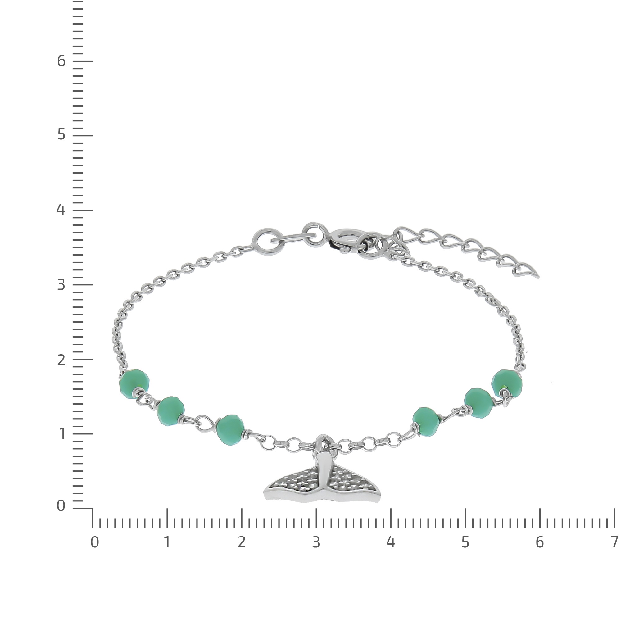 2. Bild von Vivance Armband »925/- Sterling Silber rhodiniert Glassteine und Zirkonia«