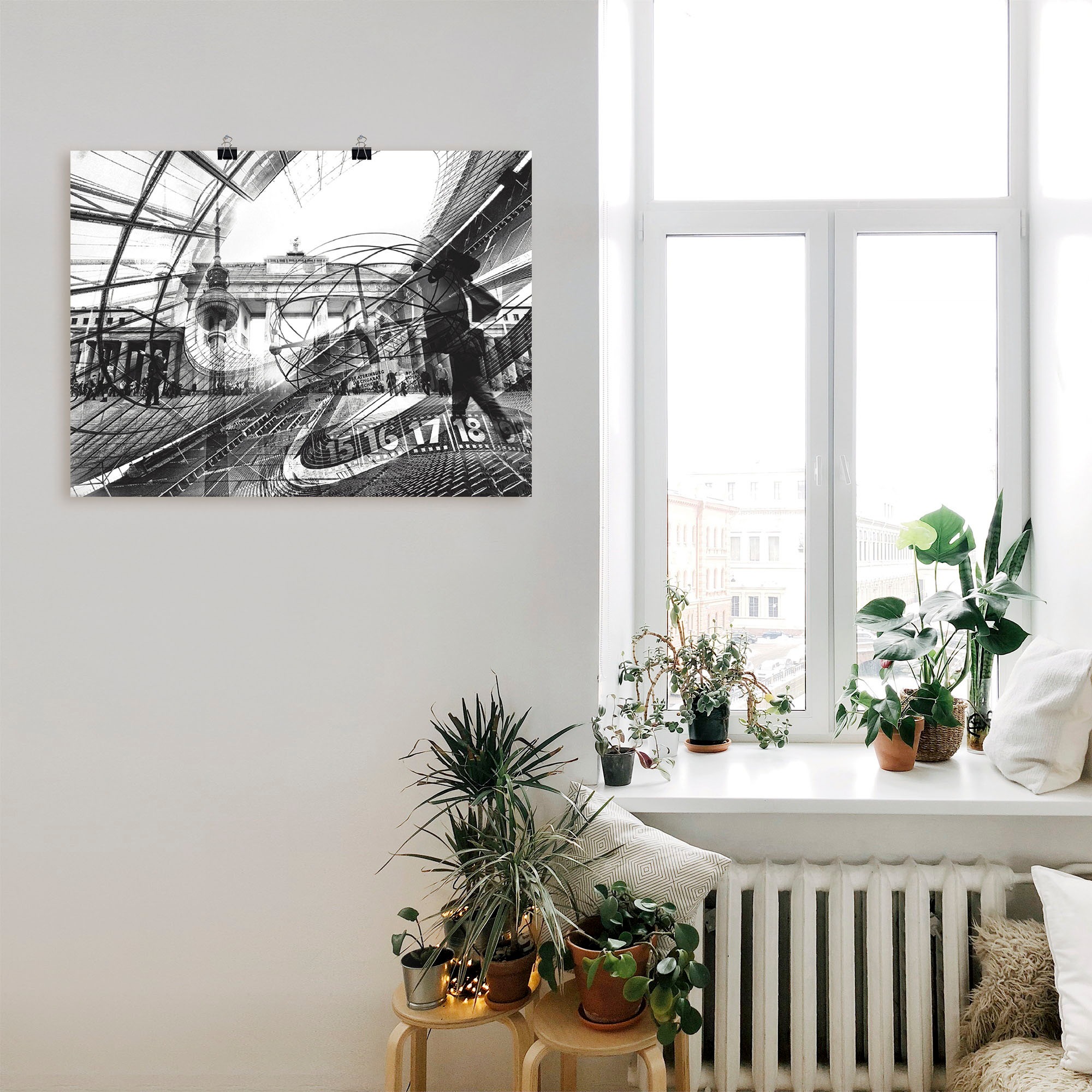 Artland Wandbild "Berlin Skyline I", Deutschland, (1 St.), als Poster in ve günstig online kaufen