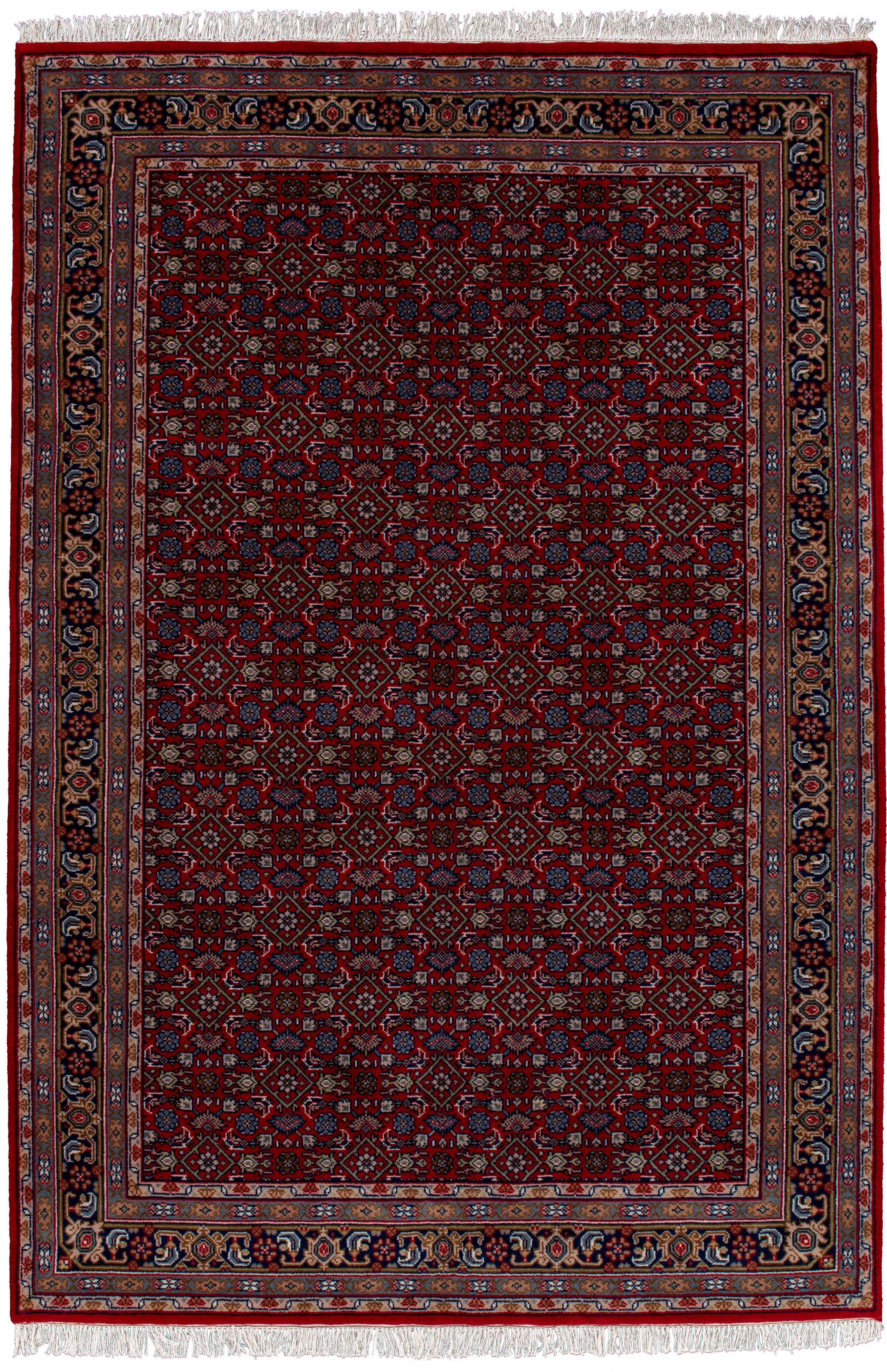 OTTO home Orientteppich »Kiara« rechteckig 12 mm Höhe handgeknüpft, reine W günstig online kaufen