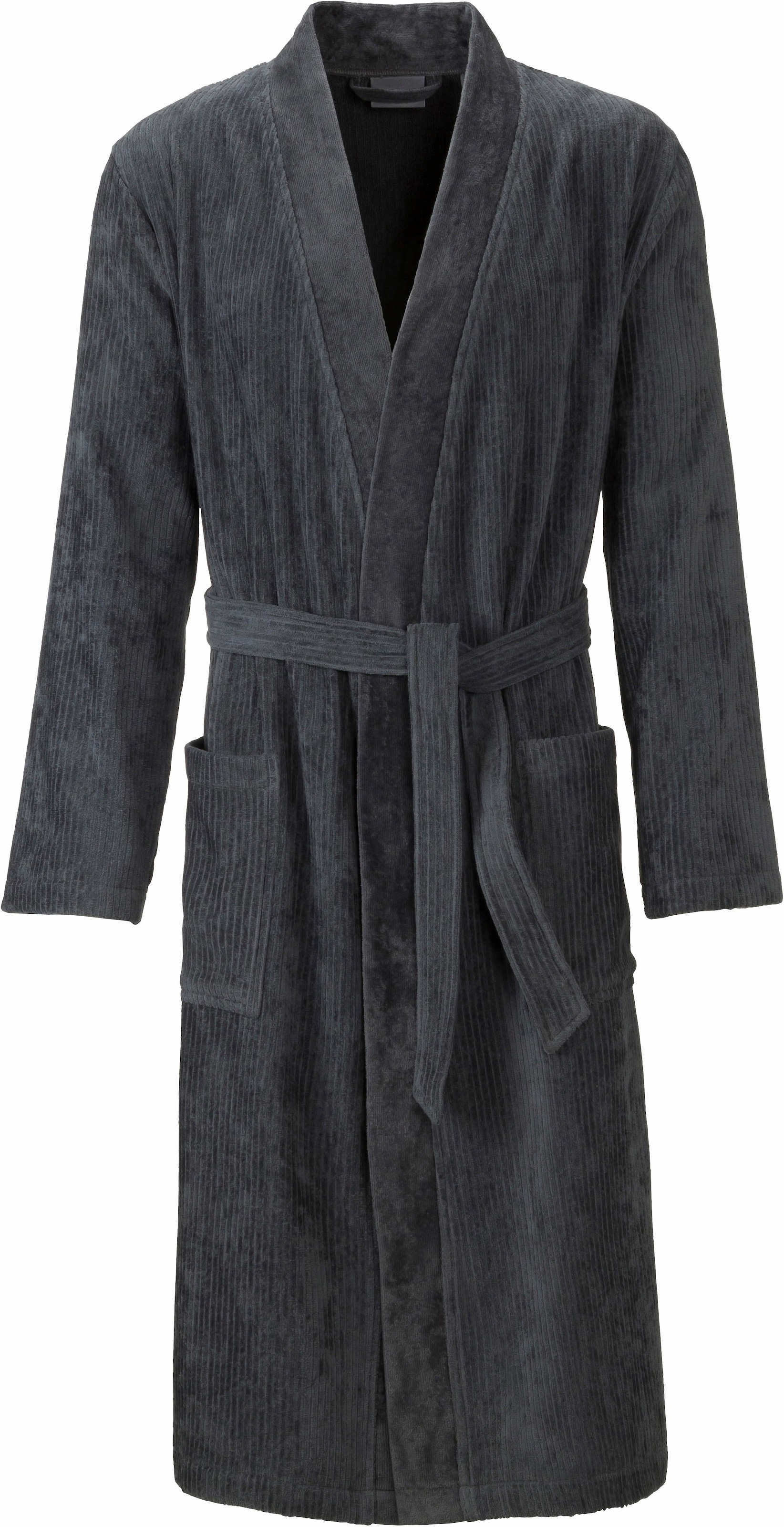Egeria Herrenbademantel »Adam«, (1 St.), Velours, Kimonoform