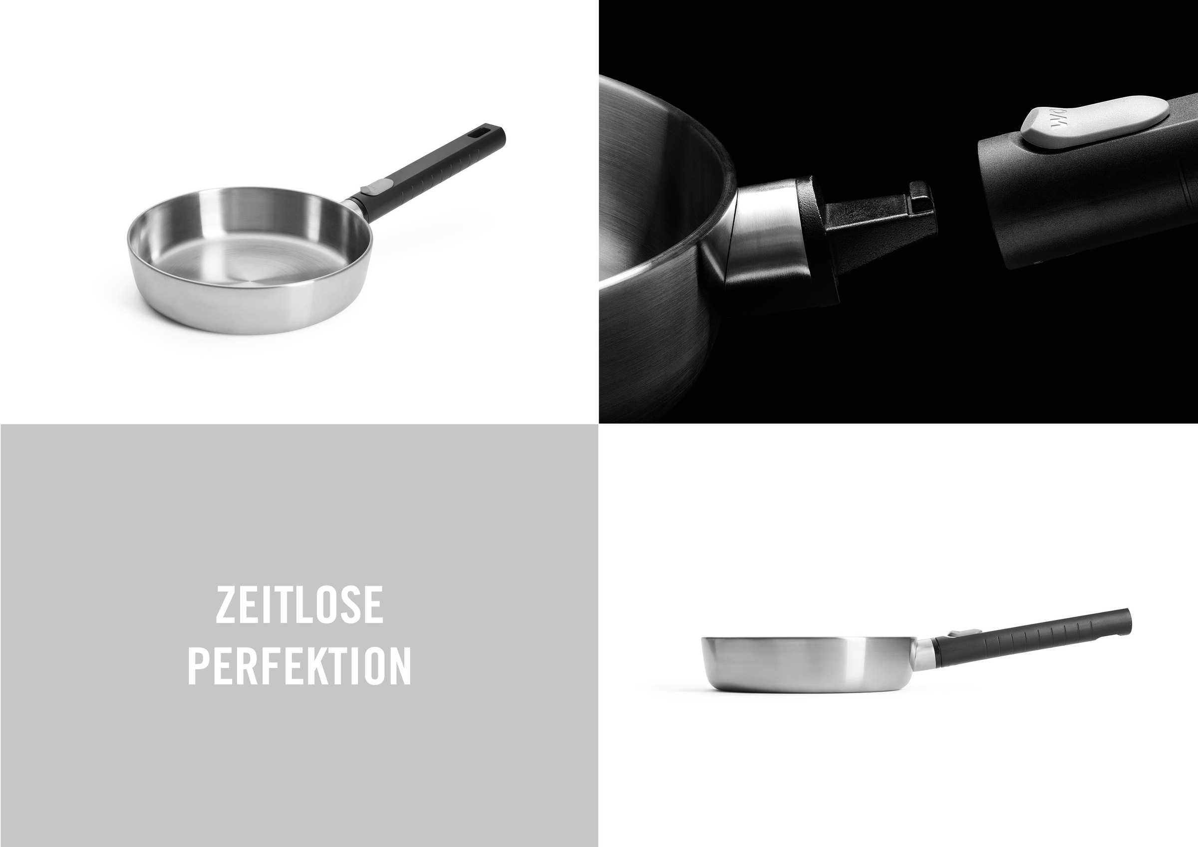 WOLL Bratpfanne »Logic Steel«, Edelstahl 18/10, (1 tlg.), 5-Schicht-Aufbau günstig online kaufen