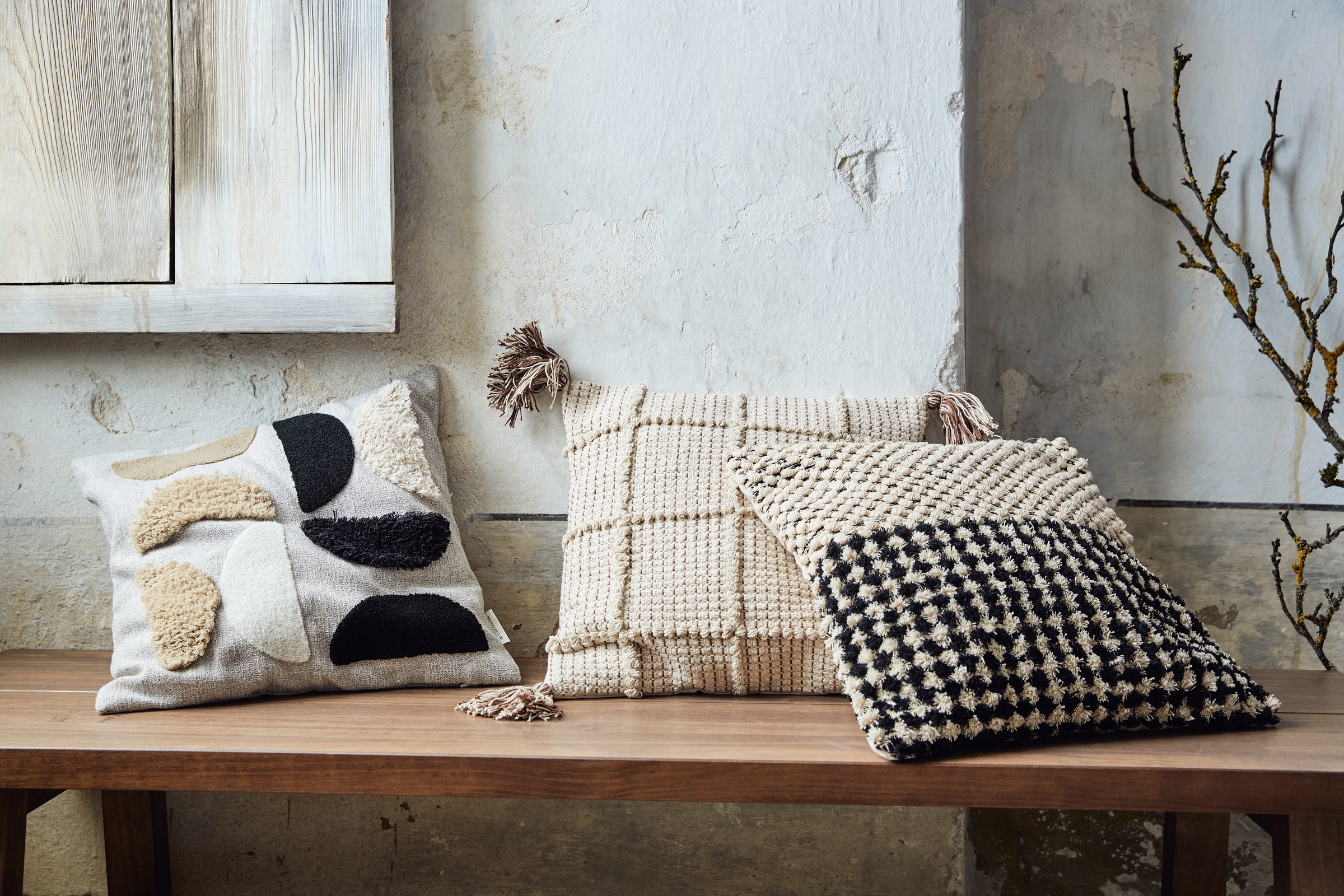 TOM TAILOR HOME Dekokissen »Boho Check«, Kissenhülle ohne Füllung, 1 Stück günstig online kaufen