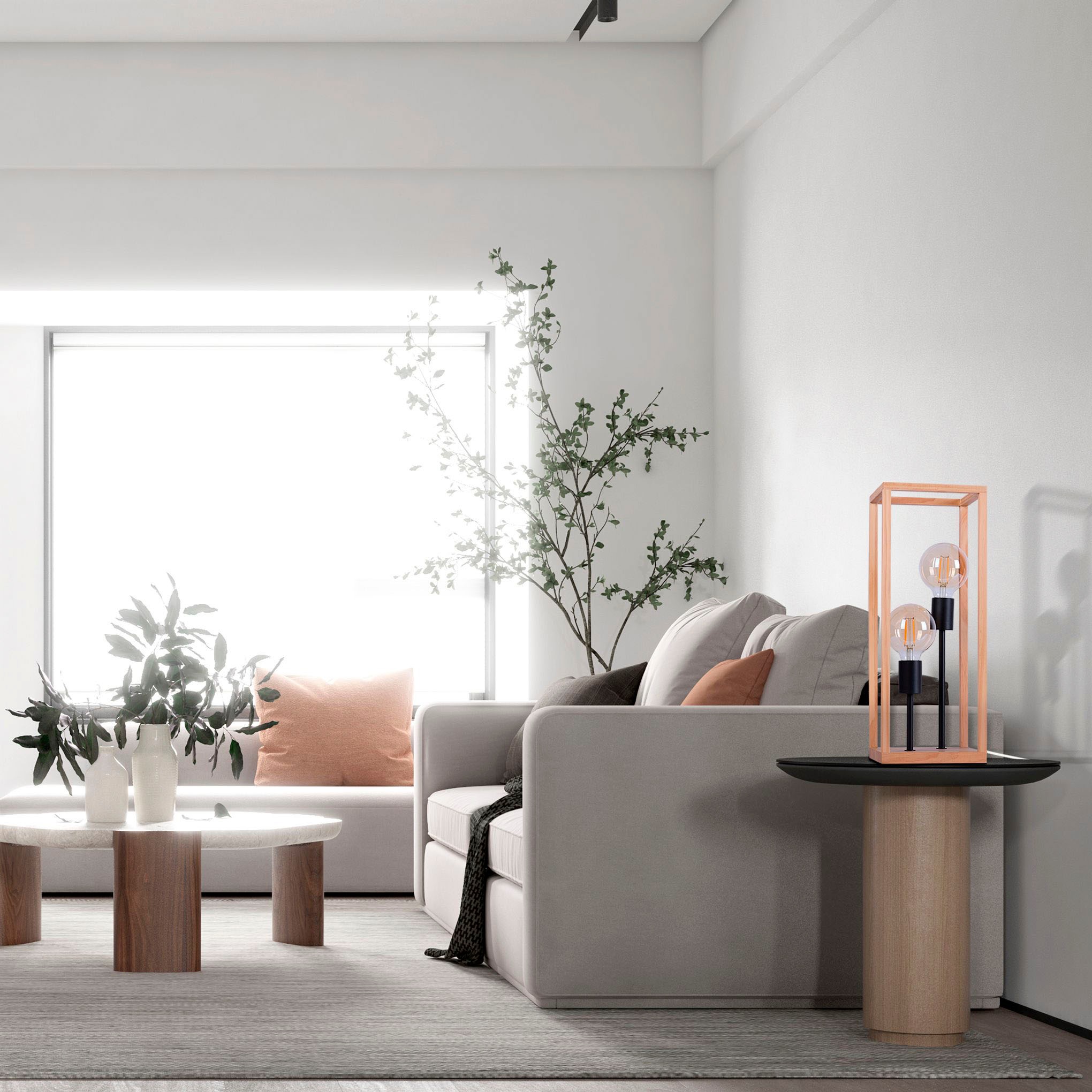 Paco Home Tischleuchte »BJÖRN« E27