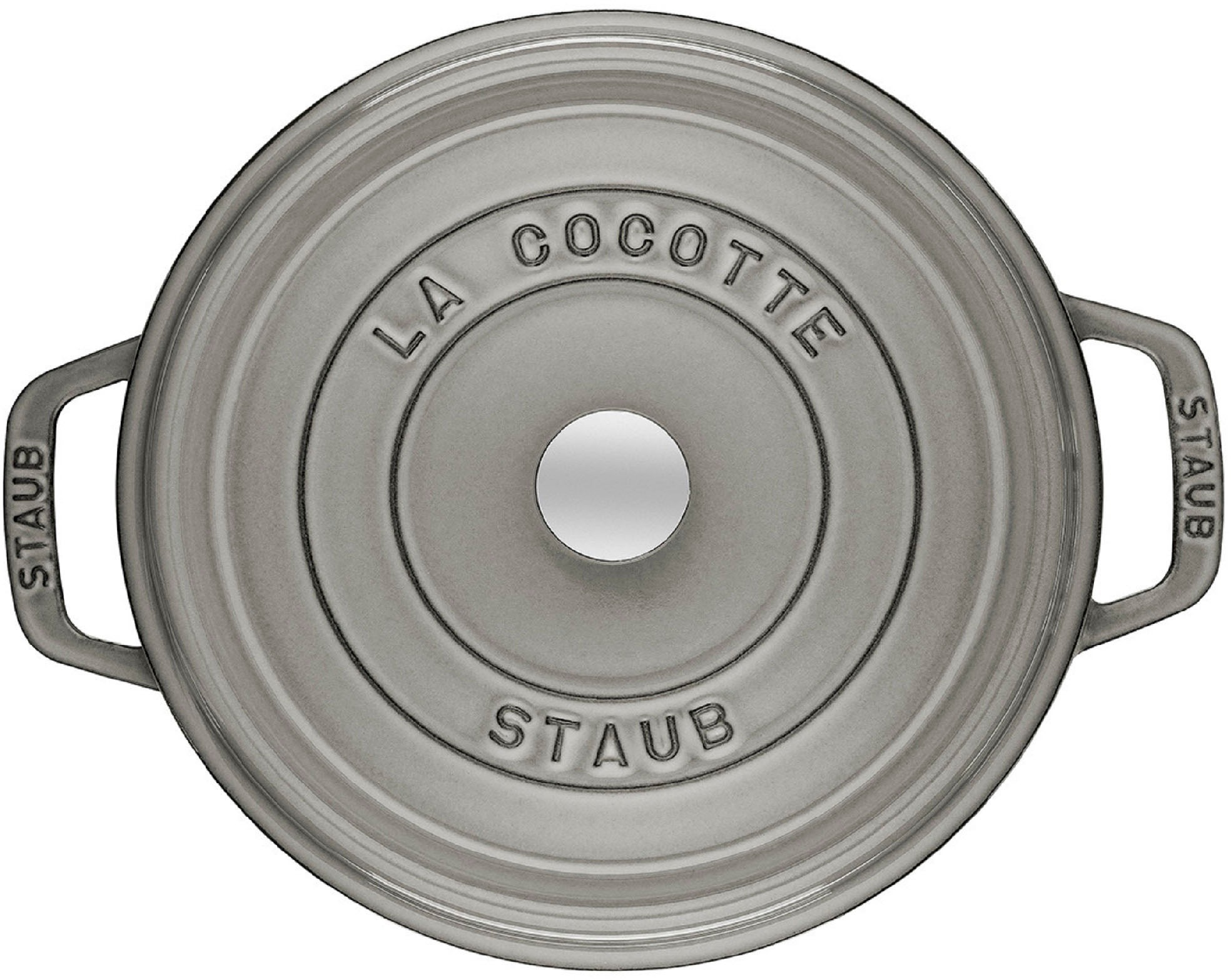 STAUB Bräter »Cocotte«, Gusseisen, (1 tlg.), robust, langlebig, perfekte Hitzeverteilung, Aromaregen-Deckel