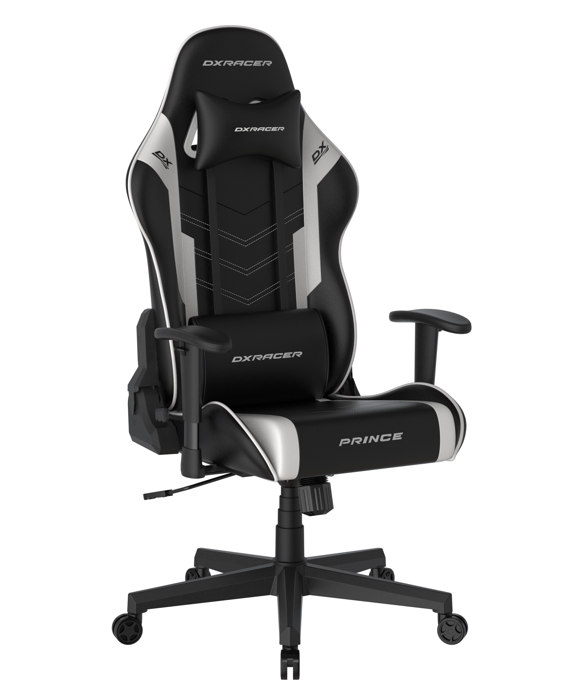 DXRacer Gaming-Stuhl »Prince Gaming Chair Regular L, PVC, schwarz weiß« günstig online kaufen