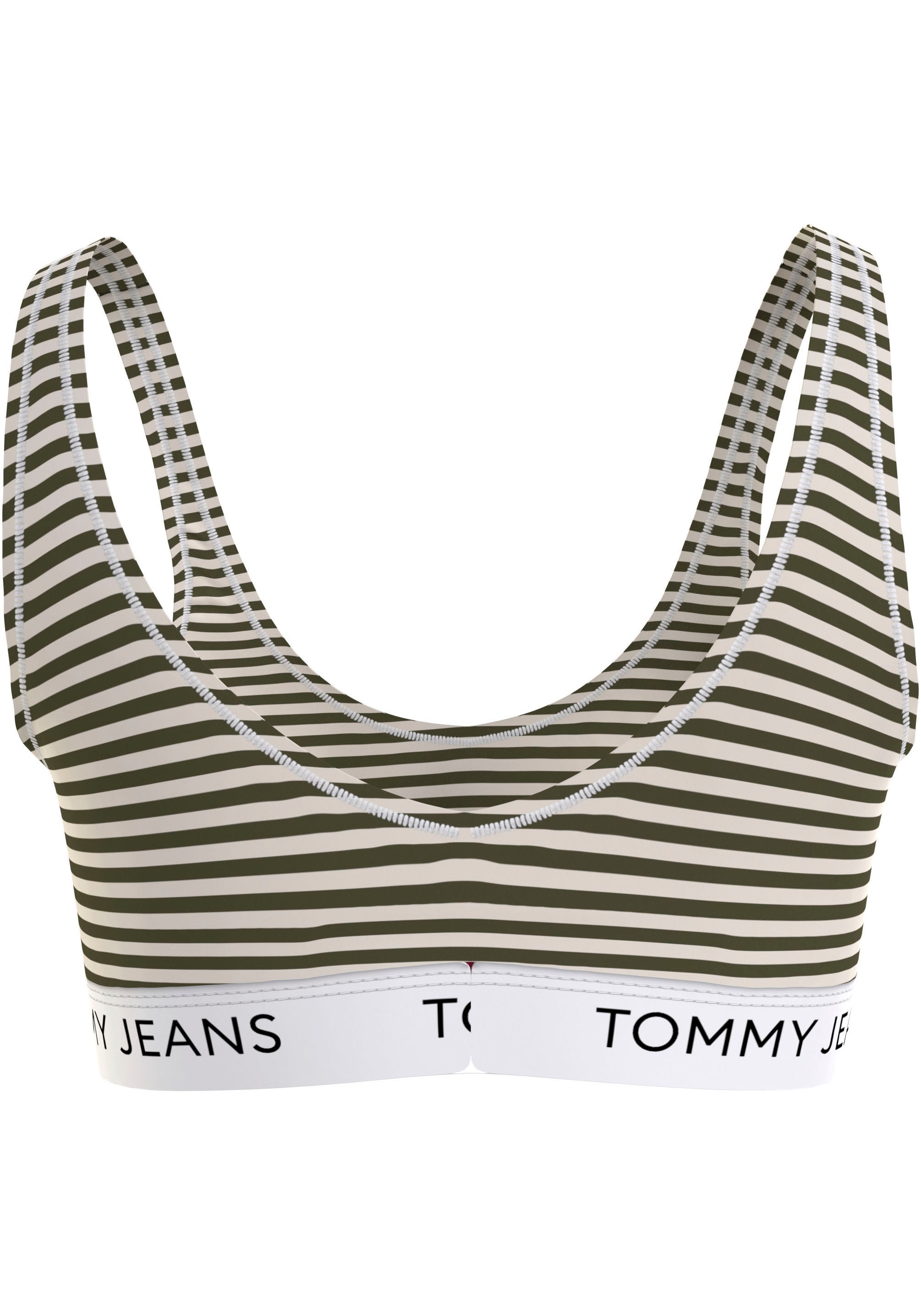 Tommy Hilfiger Underwear Bralette-BH »KEYHOLE BRALETTE PRINT«, im Streifendessin, Cutout