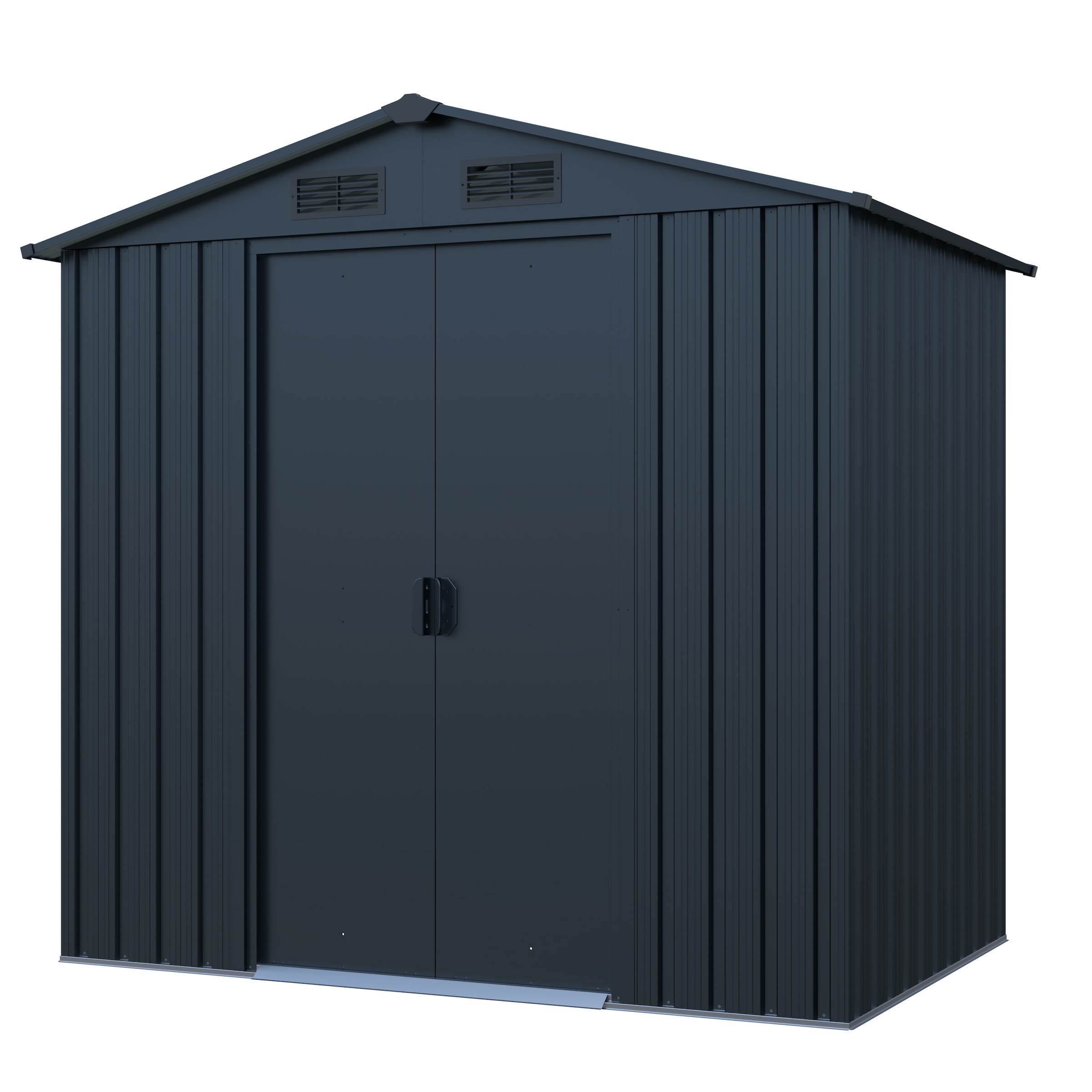 GARDEN 'N' MORE Gerätehaus »Pultdachhaus Basic plus« einfacher Aufbau, Langlebig, mit Lüftungsschlitzen