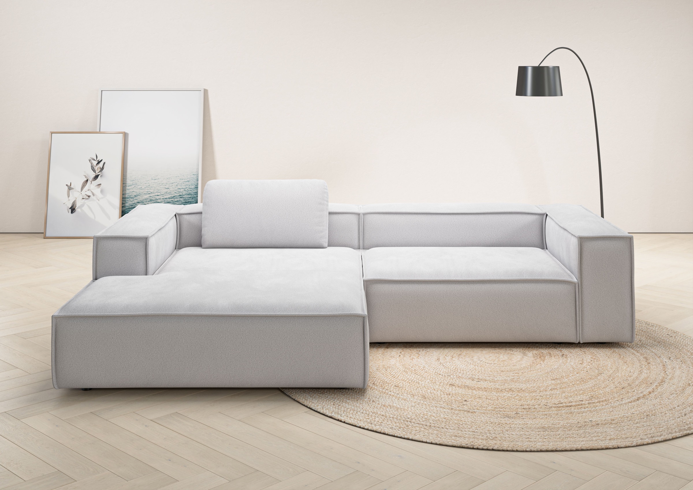 Home affaire Ecksofa »Watertown, modernes XXL L-Form, 306 cm breit« Großzüg günstig online kaufen