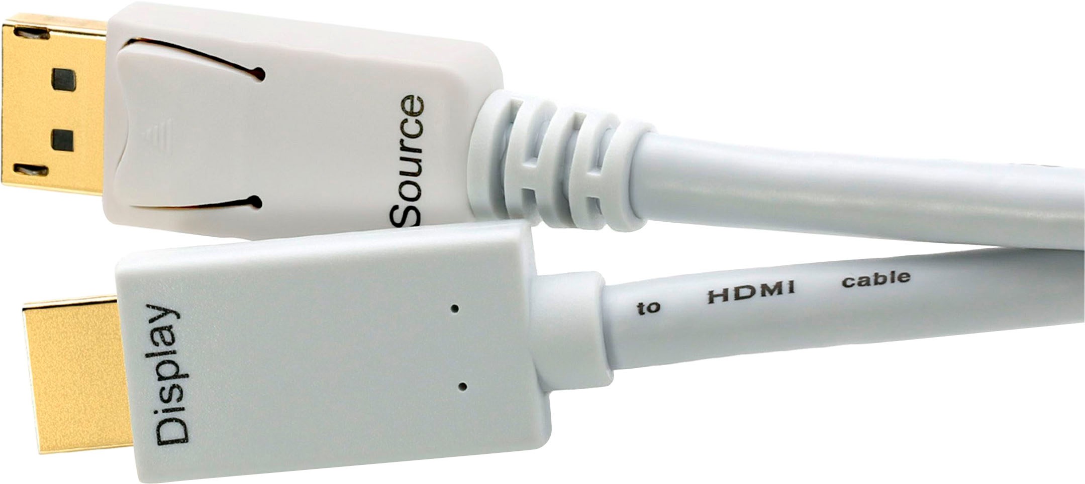 CSL Audio- & Video-Kabel »DisplayPort, HDMI Kabel, mehrfach geschirmt, verschiedene Längen«, HDMI-DisplayPort, HDMI-DisplayPort, 500 cm