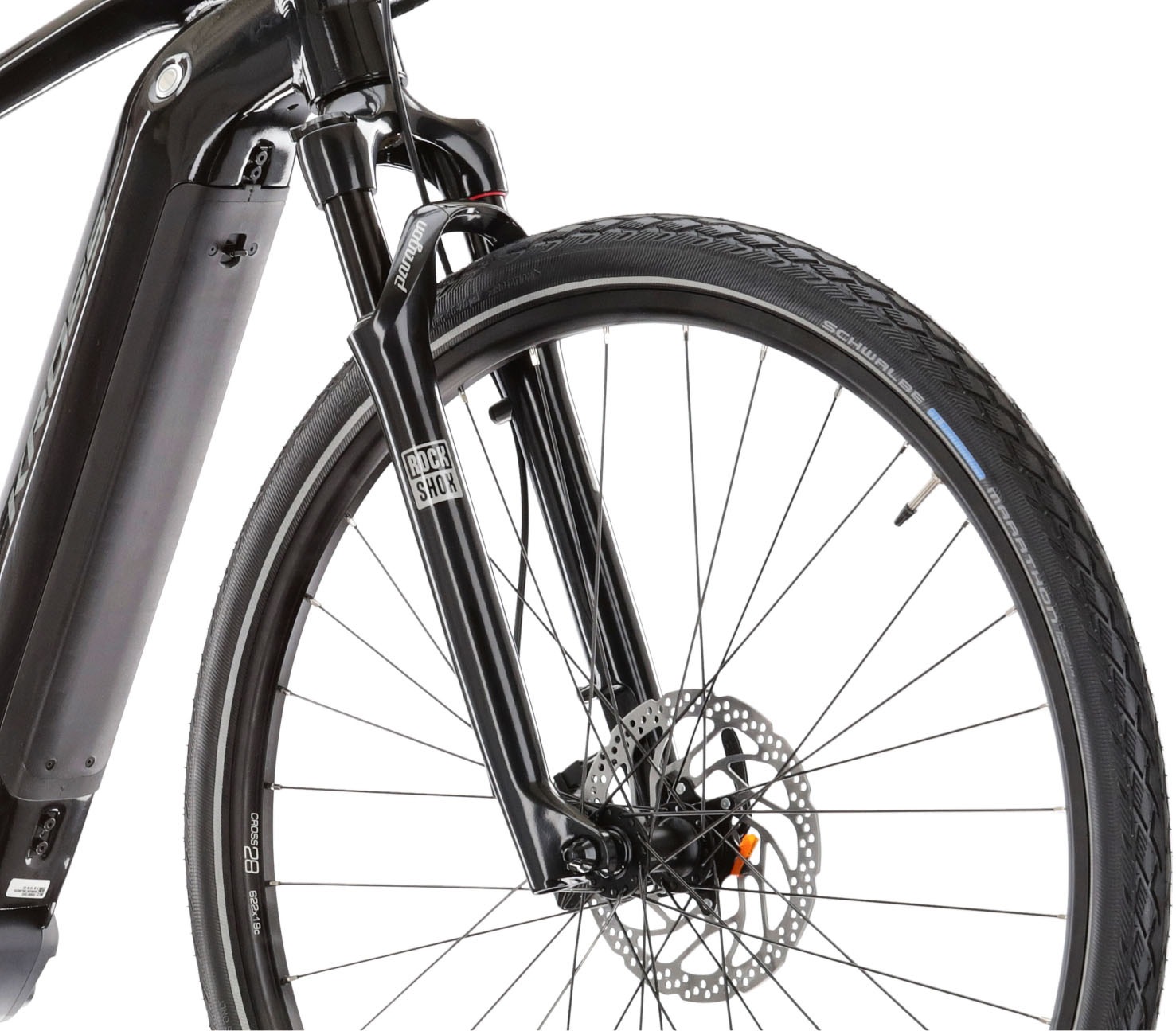 Kross E-Bike »E-Crossrad Evado Hybrid 6.0 28 Zoll schwarz«, 10 Gang, Shimano, DEORE XT T8000, Mittelmotor 250 W
