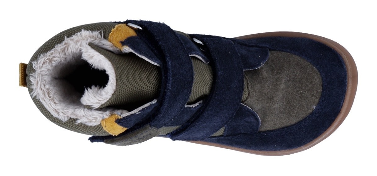 Richter Winterstiefel »Samy WMS: Mittel«, Barfußschuh, Klettstiefel mit Sympatex, Größenschablone zum Download