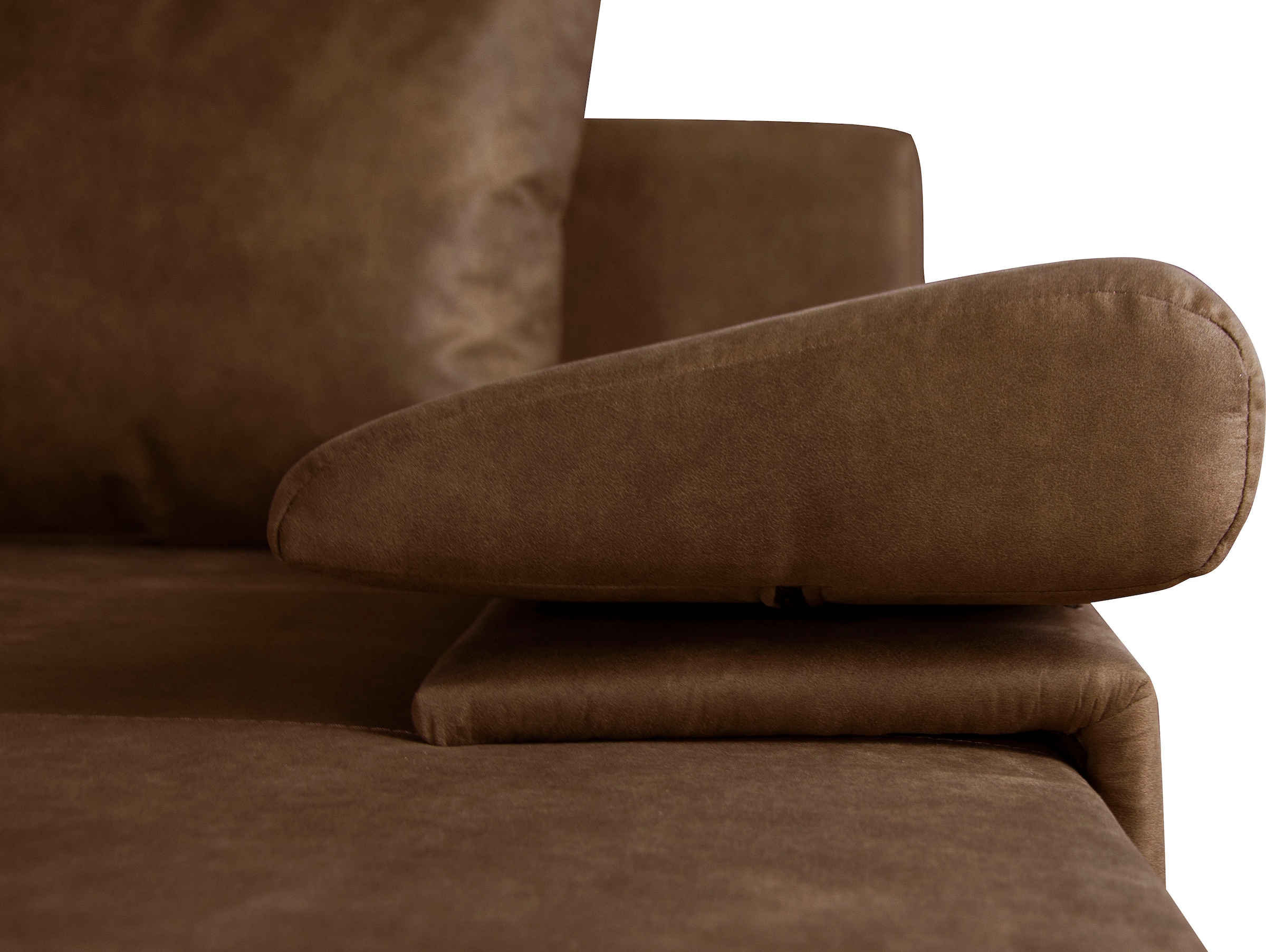 Home affaire Wohnlandschaft »Acra U-Form«, mit Bettfunktion und Bettkasten, in Mattenoptik
