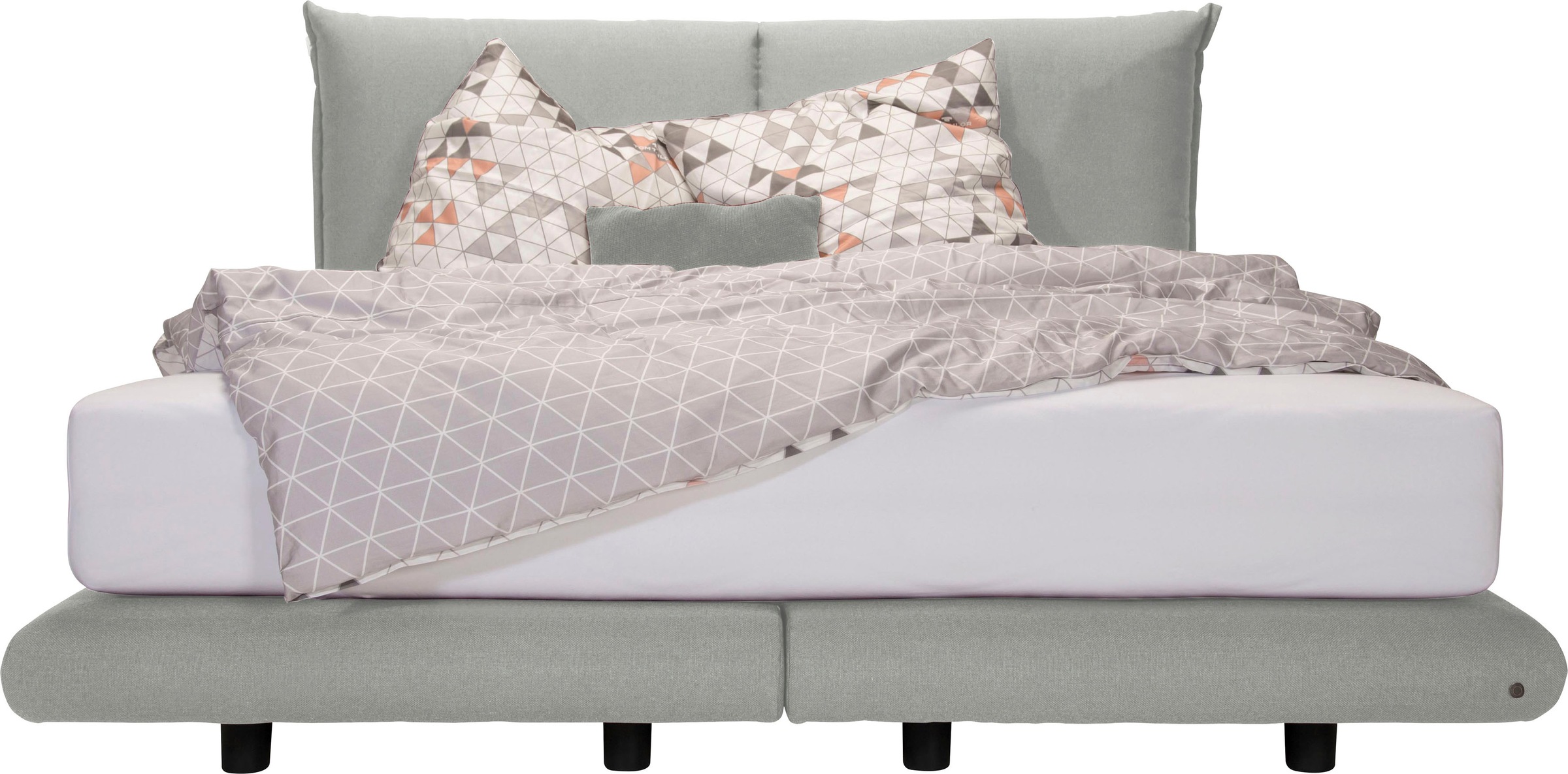 3. Bild von TOM TAILOR HOME Boxspringbett »SOHO PILLOW BOX«, in Schwebeoptik, Kopfteil in Kissenform, Höhe 120 cm