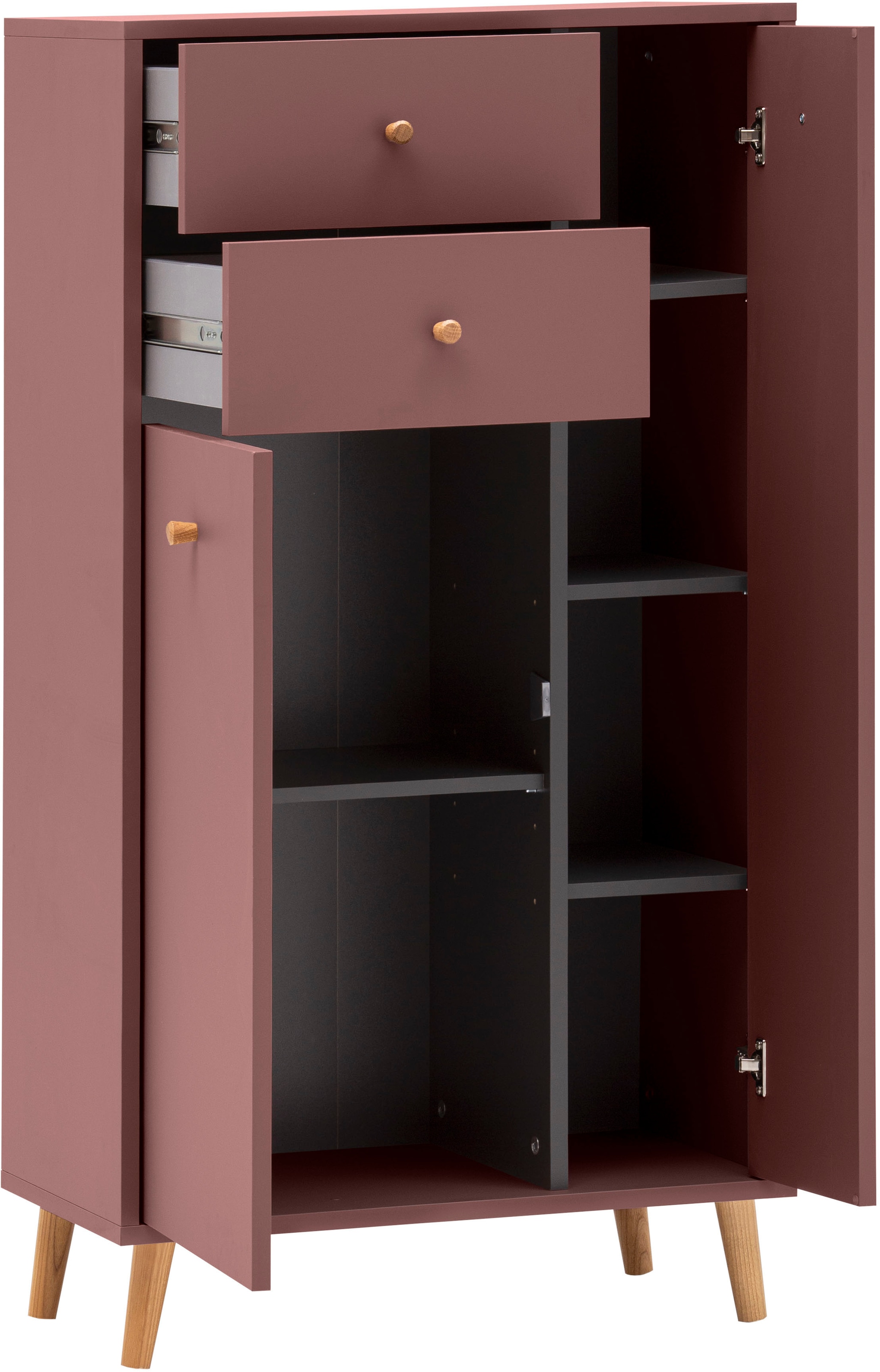 Schildmeyer Highboard »Bjarne, Highboard, Made in Germany, B: 60,2 cm« 1 Stk. tlg. Solide Verarbeitung - Dieses Produkt ist in Deutschland gefertigt