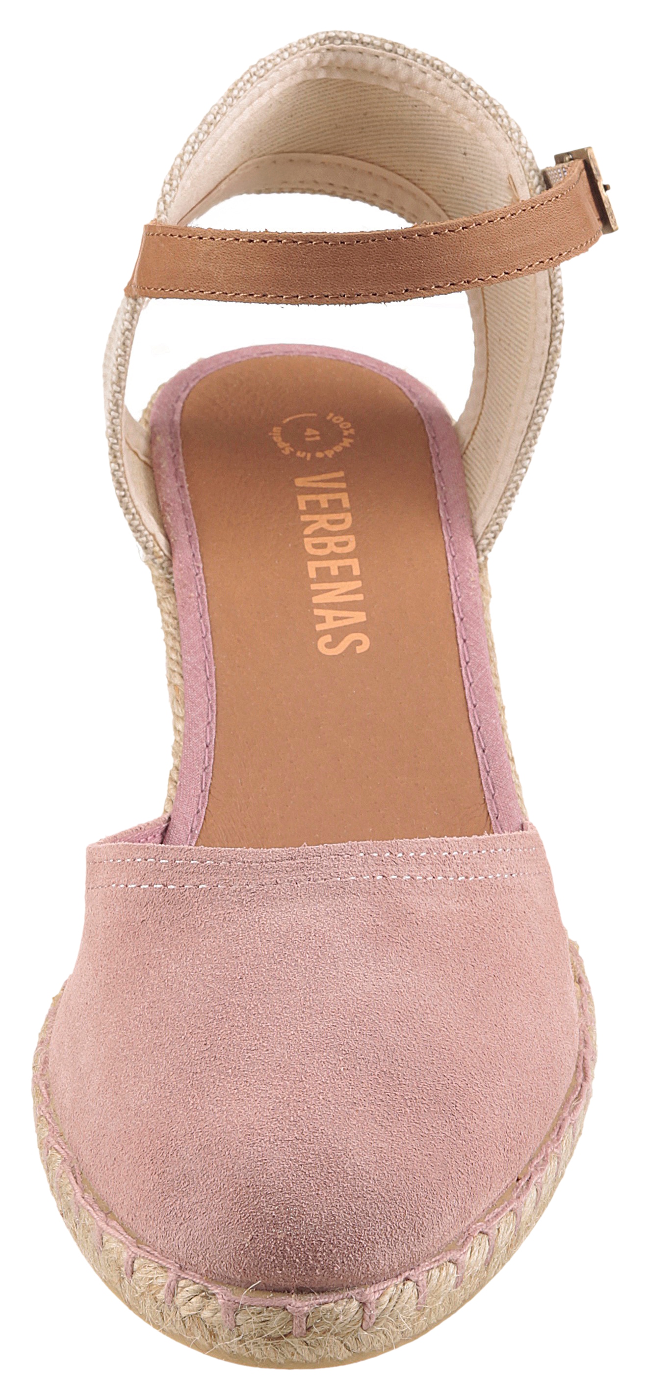 VERBENAS Sandalette »MALENA SERRAJE«, Sommerschuh, Riemchensandale, Urlaubschuh mit Keilabsatz