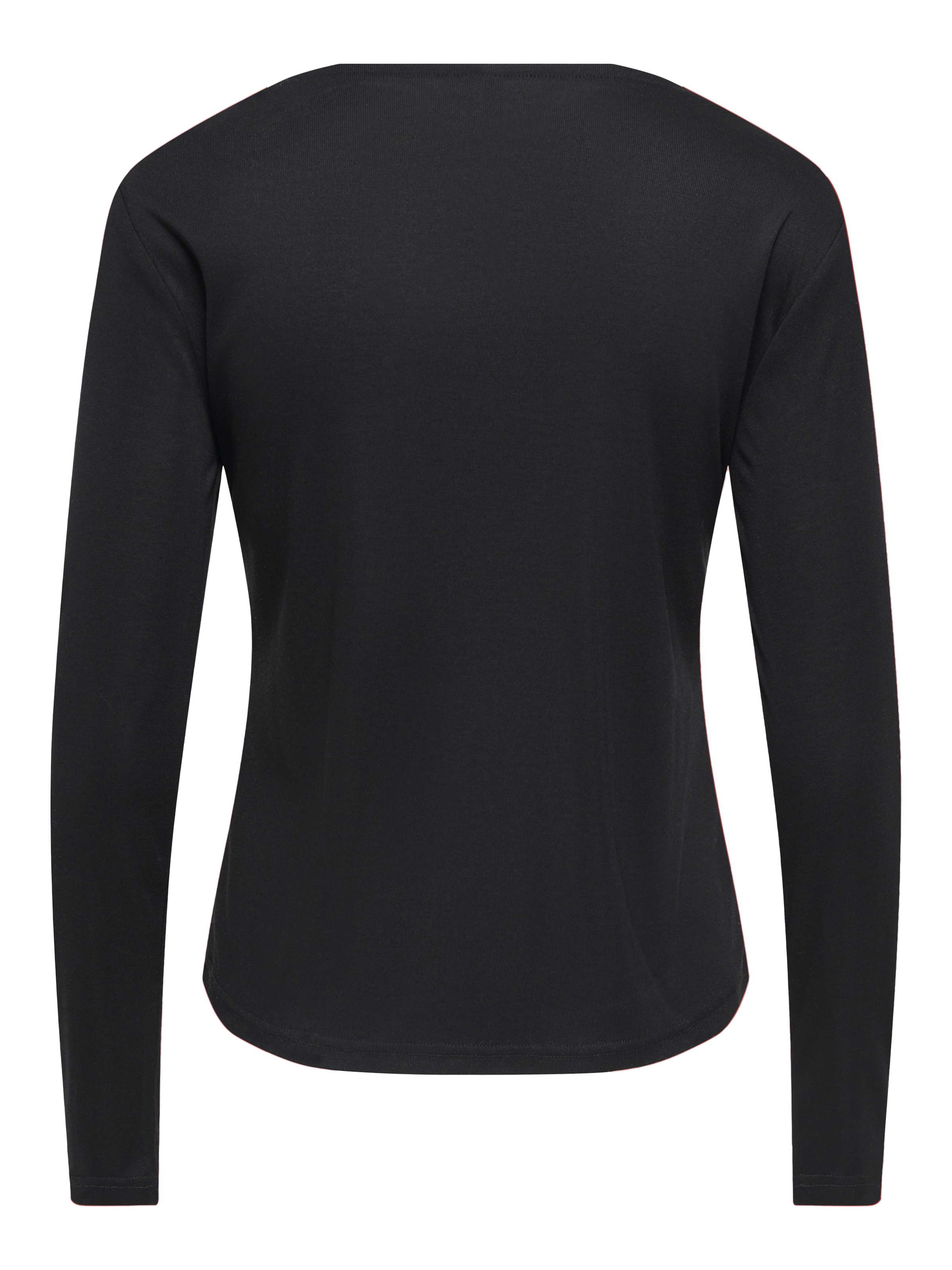 ONLY Langarmshirt »ONLIDA L/S V NECK LACE TOP CS JRS« Viskosemischung, regular fit