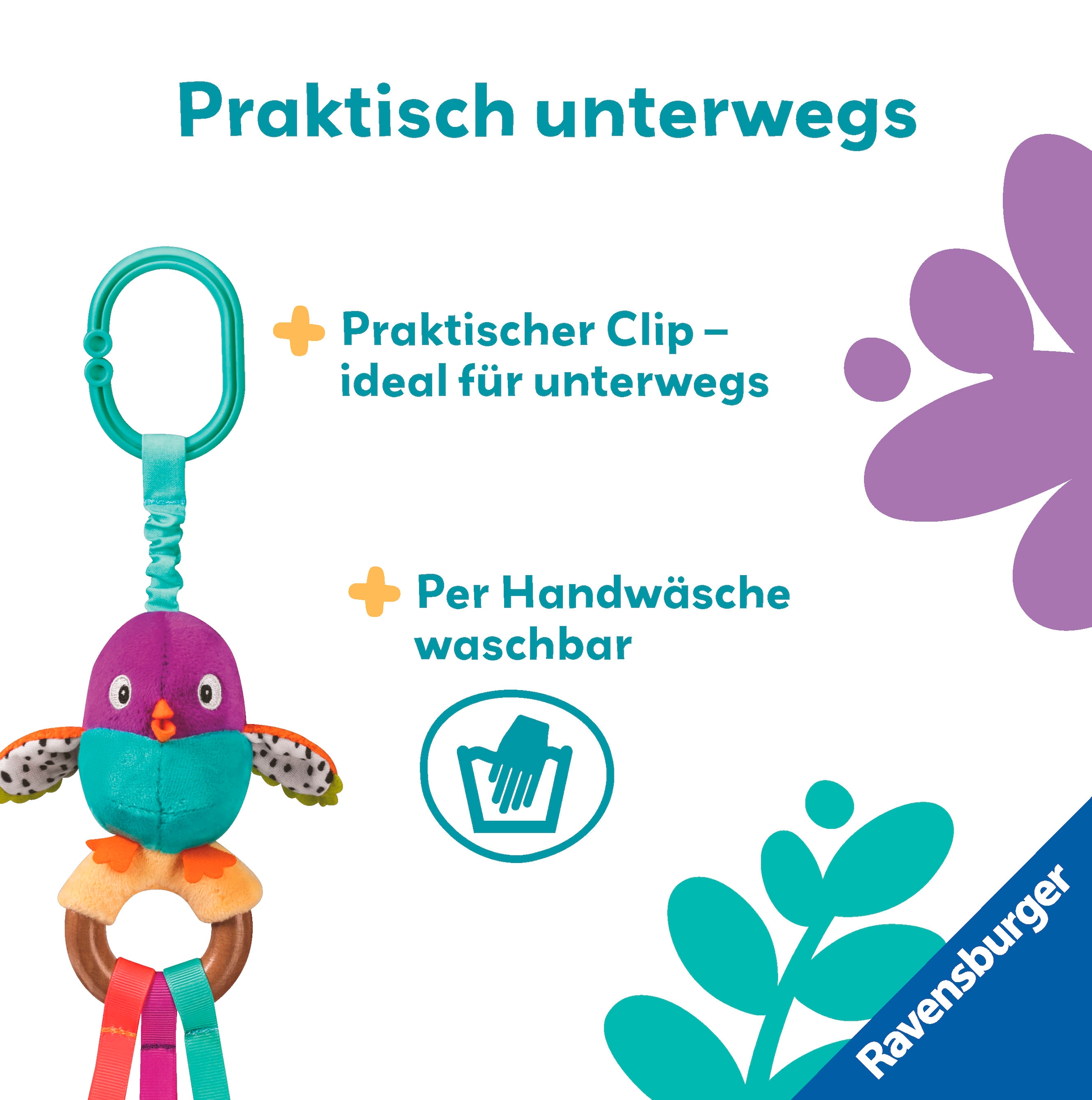 Ravensburger Greifspielzeug »Play+ Zwitscher-Vogel«