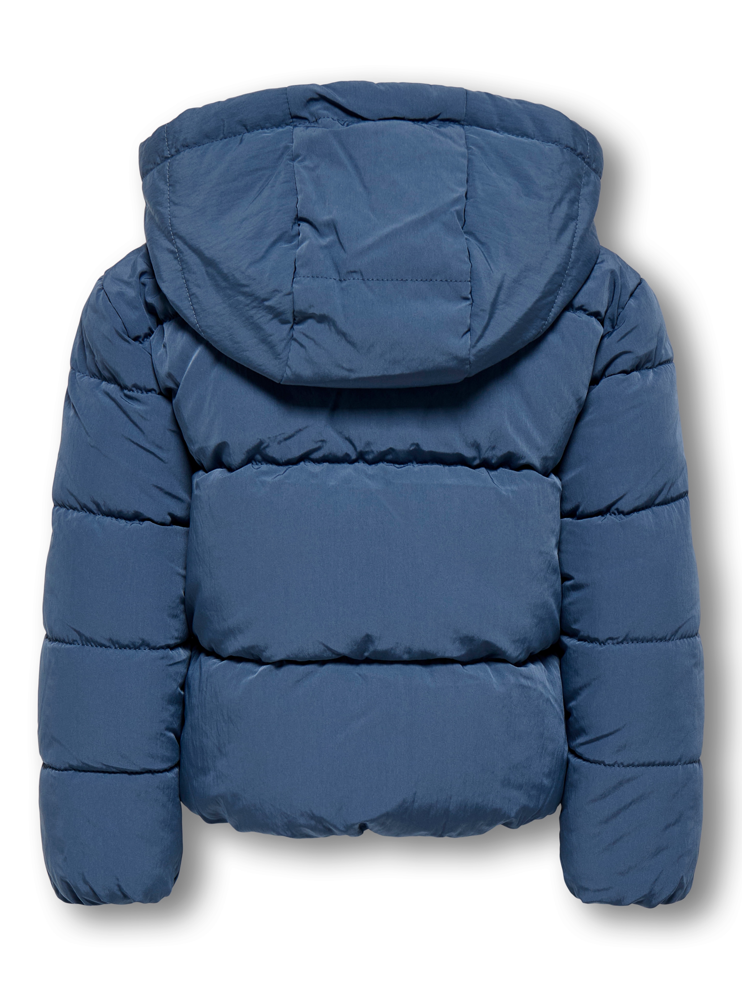 KIDS ONLY Steppjacke »KMGDOLLY LIFE SHORT PUF JACKET OTW NOOS« mit Kapuze Materialmix