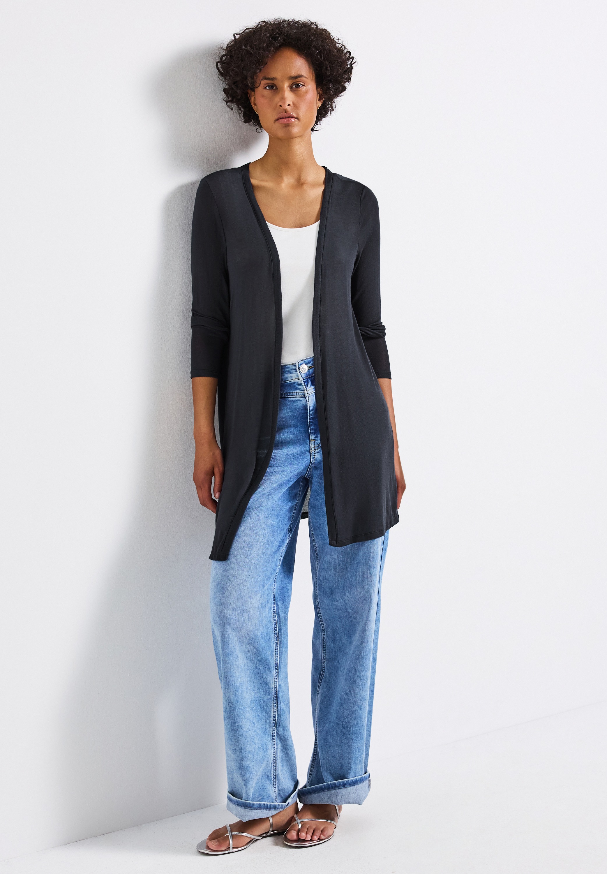 STREET ONE Shirtjacke, ohne Verschluss