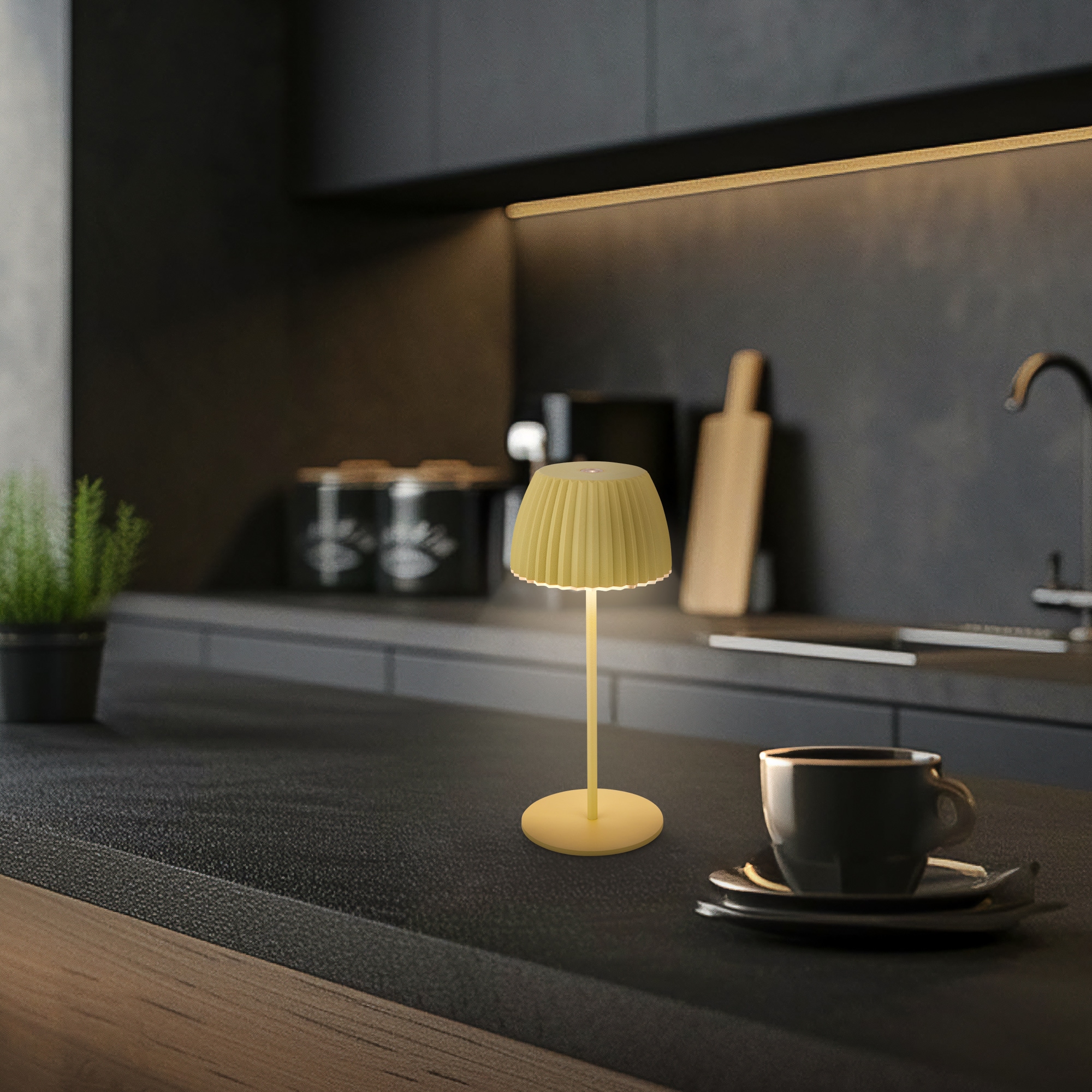 Briloner Leuchten LED Tischleuchte »Akku LED Tischleuchte, mini, grün«