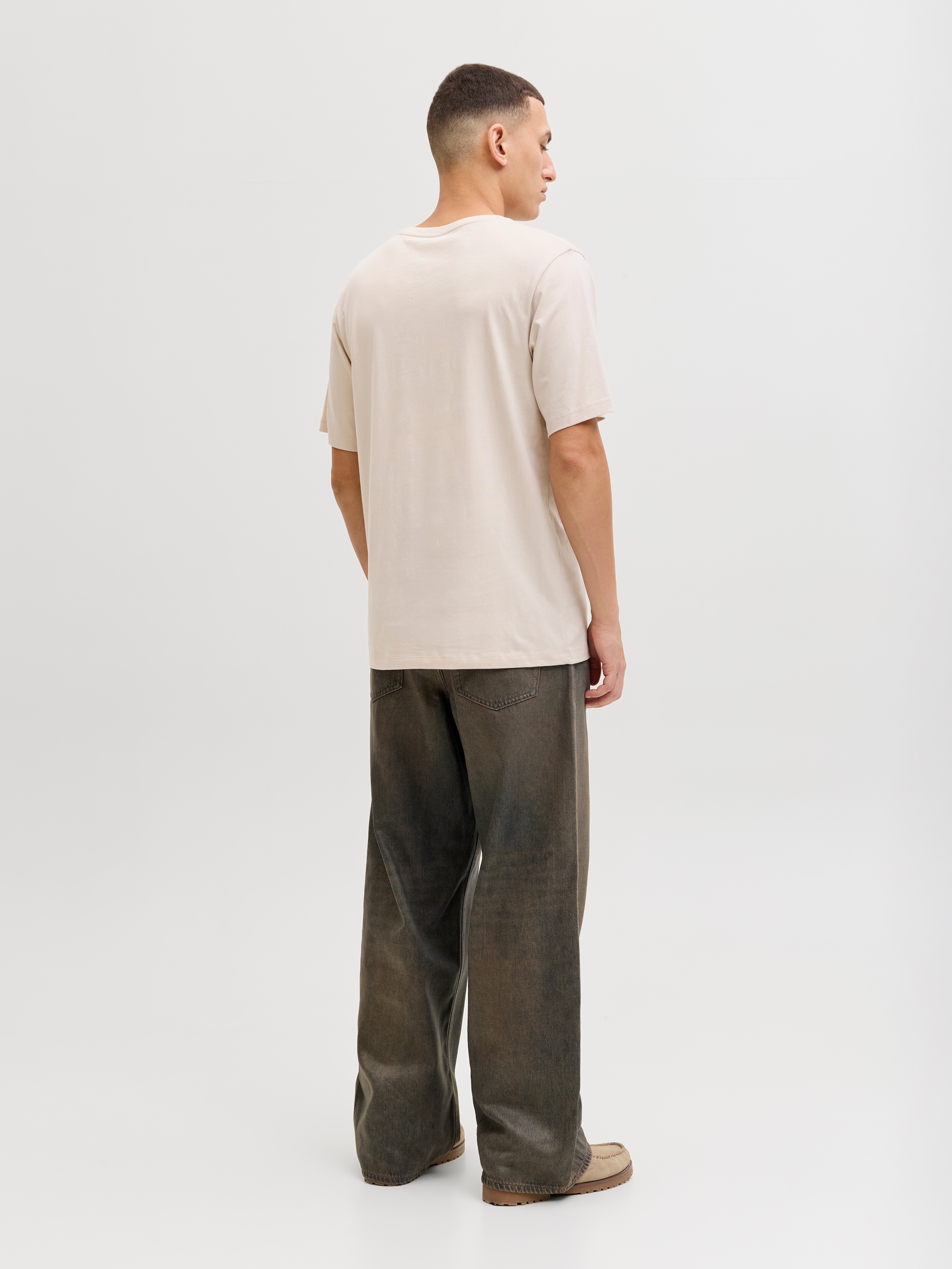 Jack & Jones Kurzarmshirt »JJEJEFF LOGO TEE SS SN« mit Logoprint