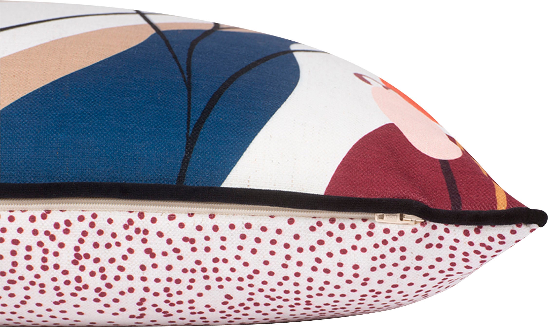 TOM TAILOR HOME Dekokissen »Autumn Leaves«, mit farbenfrohem Druckmotiv, Kissenhülle ohne Füllung, 1 Stück