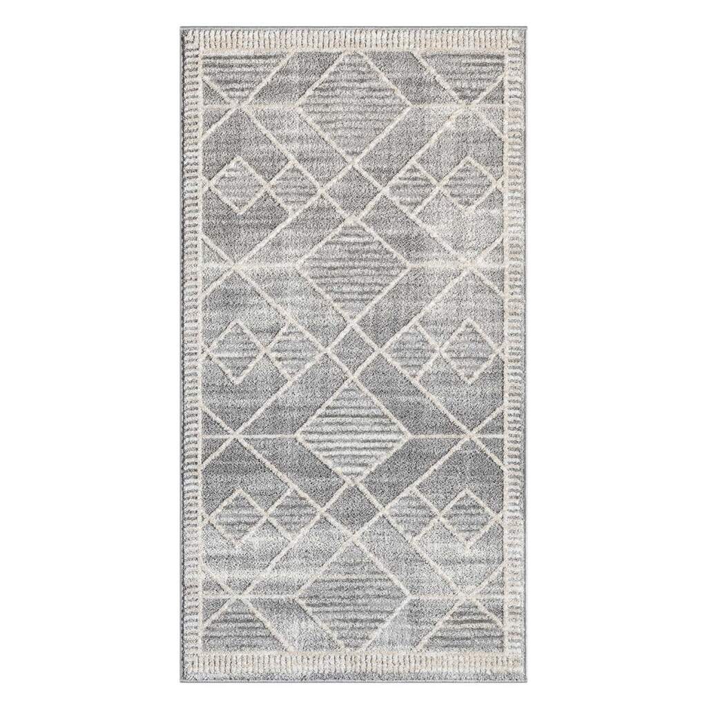 Carpet City Teppich »FLAIR178«, rechteckig, 11 mm Höhe, Kurzflor-Teppich, Skandi-Stil, Wohnzimmer