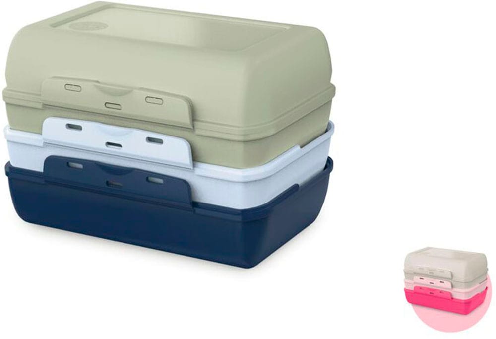 Emsa Lunchbox »Variabolo« platzsparend, verschiedene Farbkombinationen, spülmaschinenfest