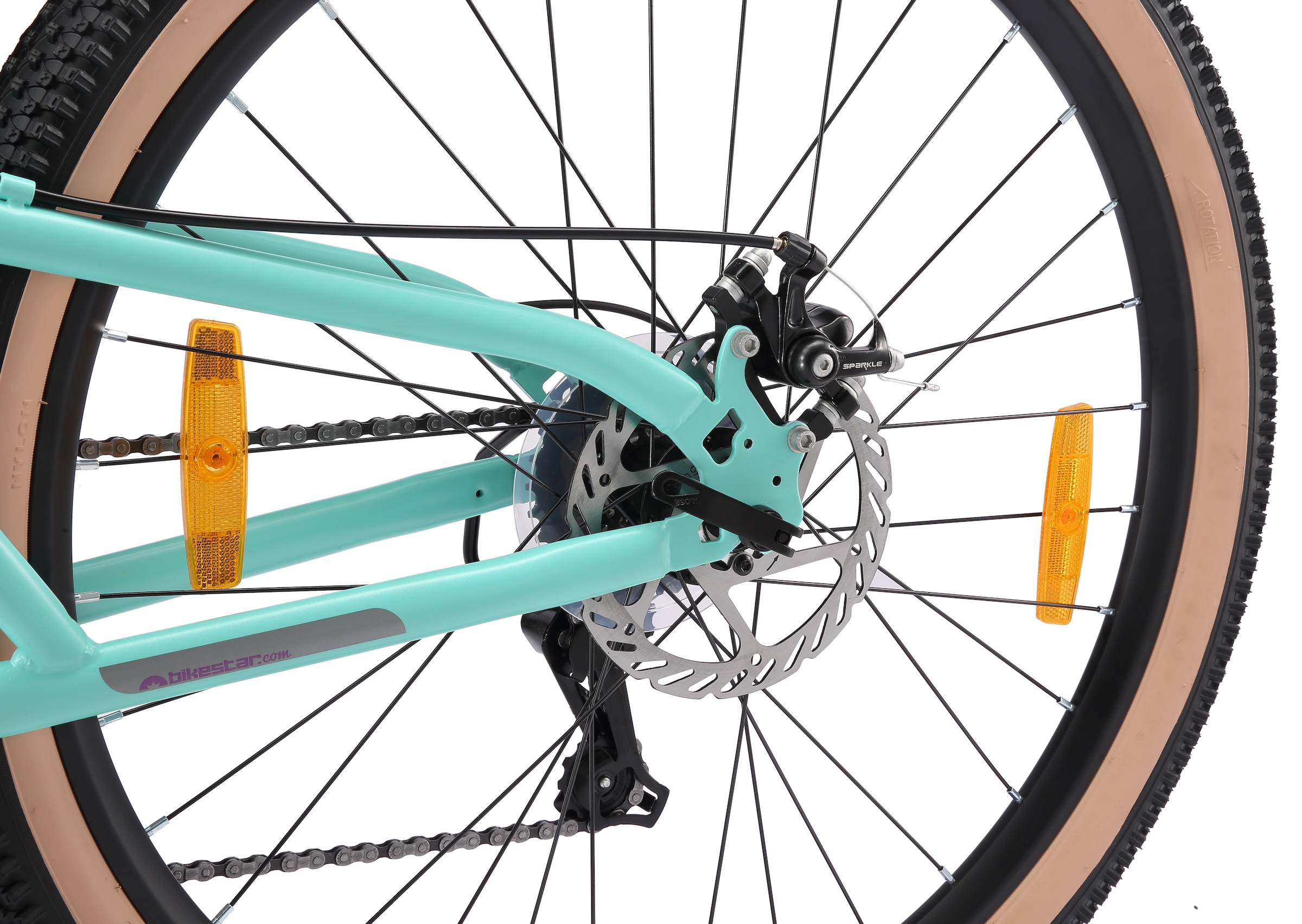 Bikestar Mountainbike 21 Gang Shimano RD-TY300 Schaltwerk Kettenschaltung für Damen und Herren, Kettenschaltung