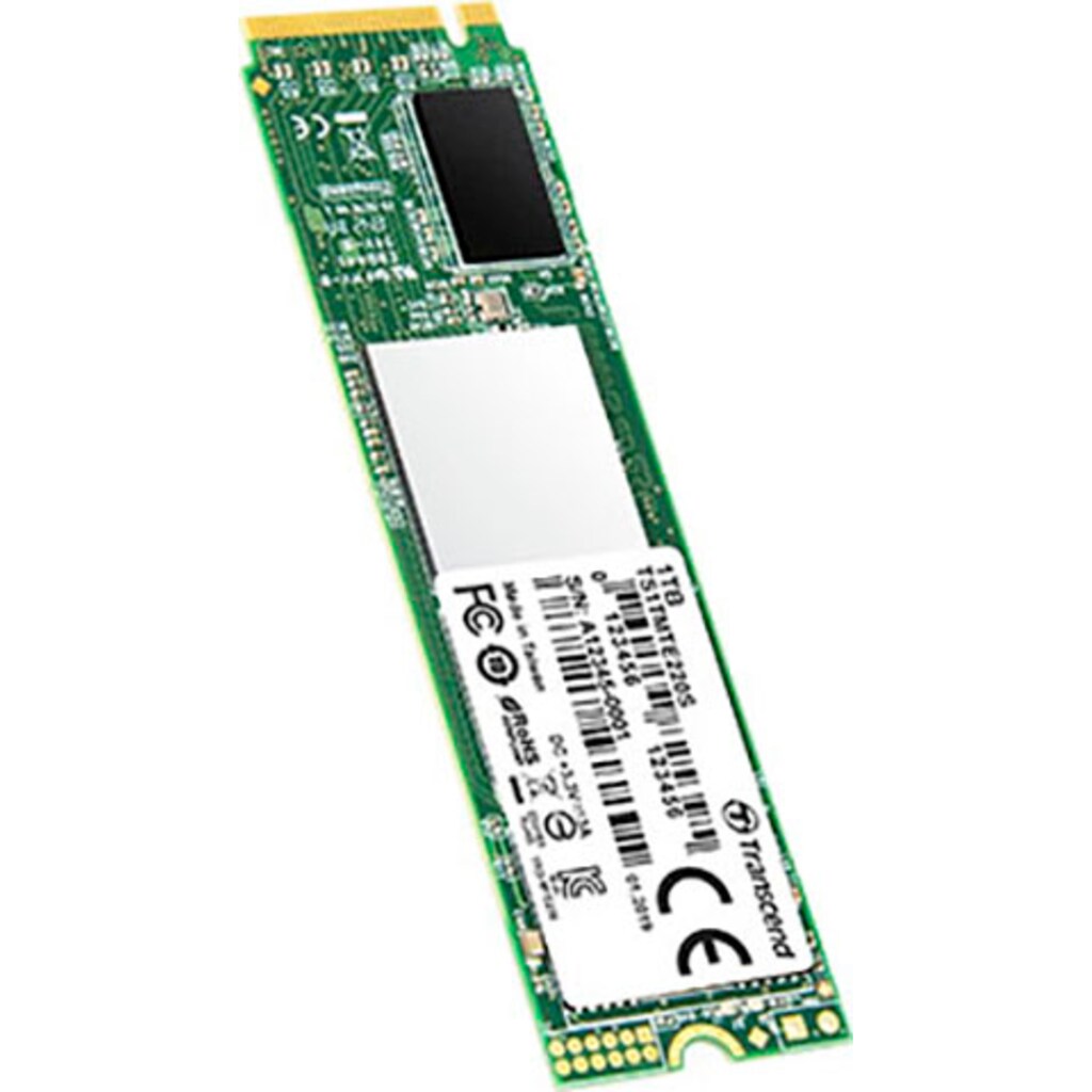 Transcend interne SSD »MTE220S PCIe SSD 512GB«, Anschluss M.2 (2880)