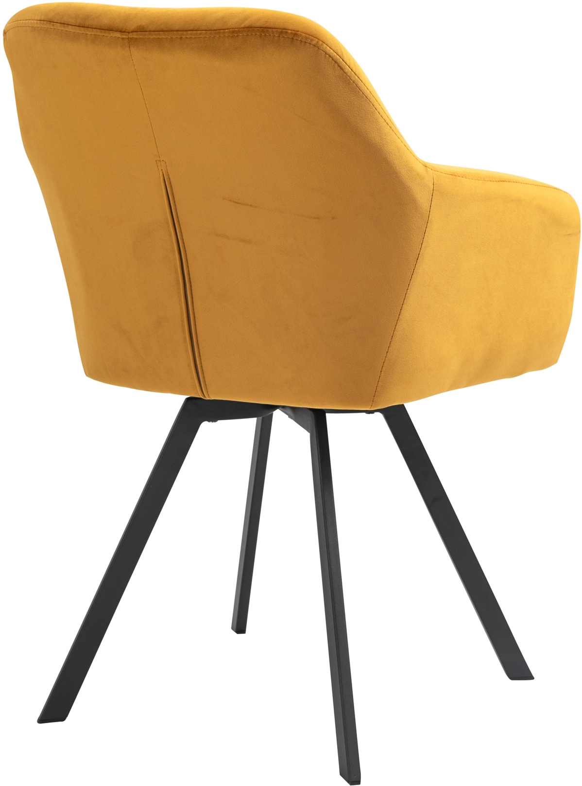 SalesFever Essgruppe, (Set, 5 tlg.), Stühle mit 360° Drehplatte, Tischplatte mit echter Baumkante