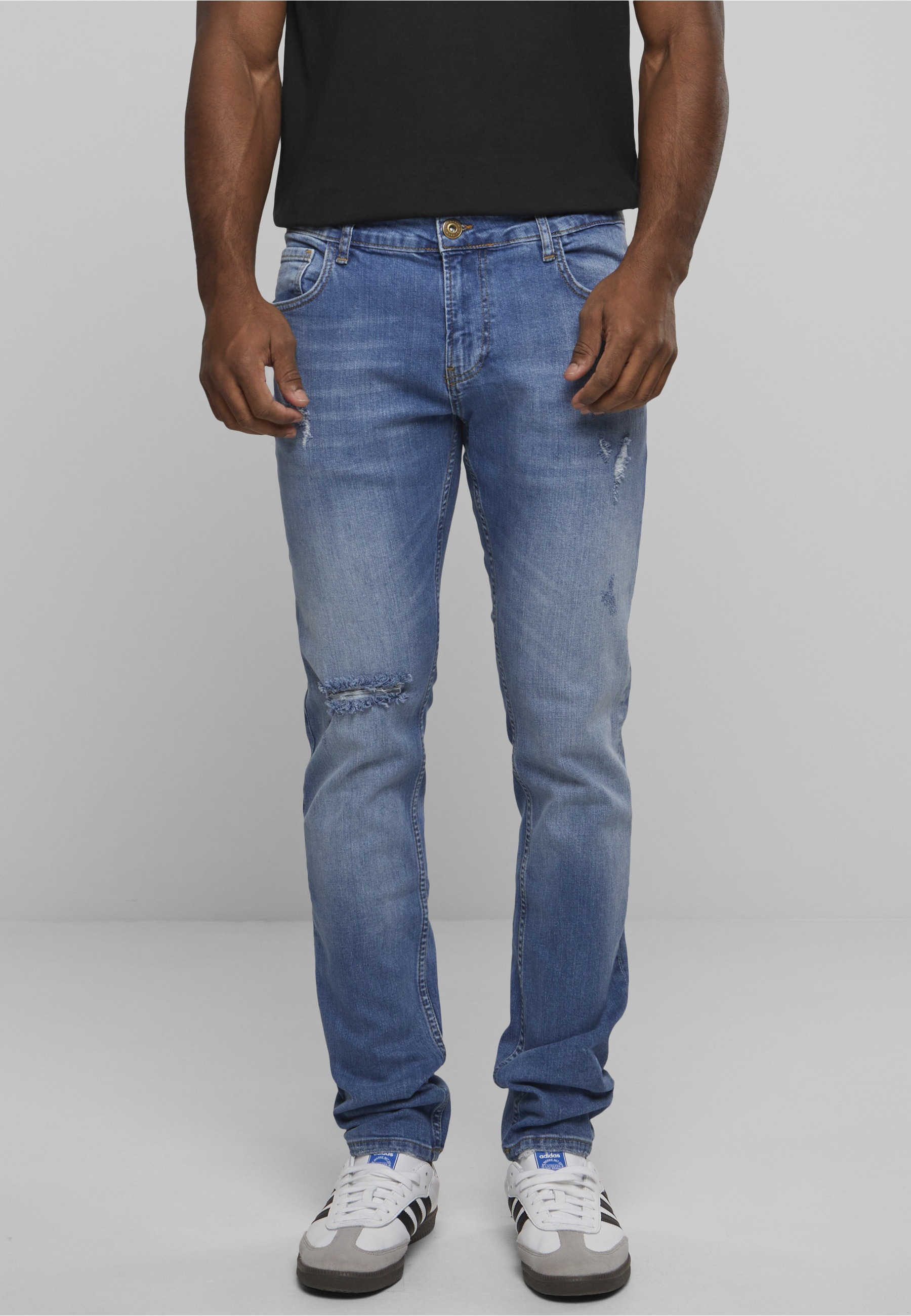 2Y Premium Bequeme Jeans »2Y Premium Herren 2Y Destroyed Slim Fit Jeans«