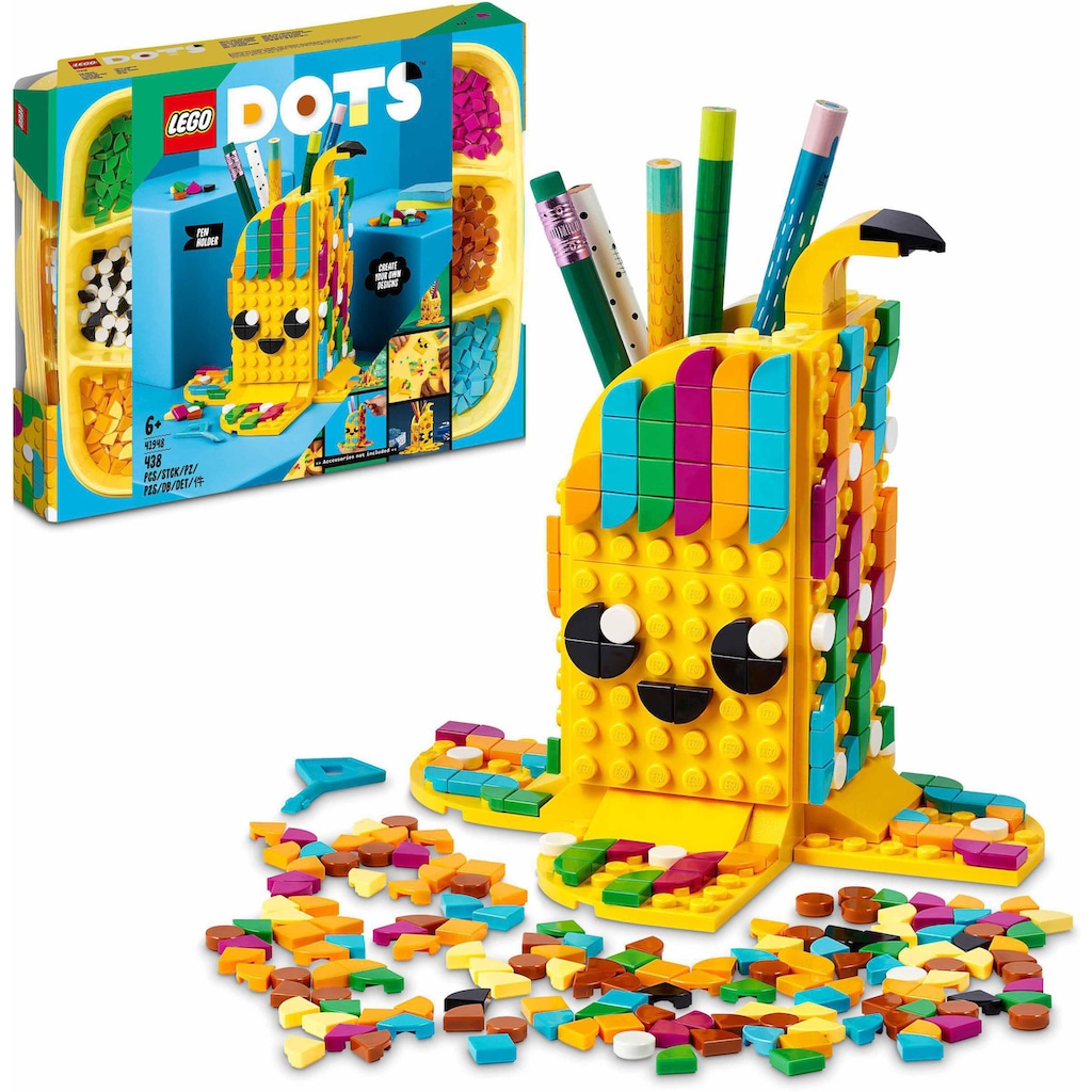 LEGO® Konstruktionsspielsteine »Bananen Stiftehalter (41948), LEGO® DOTS«, (438 St.)