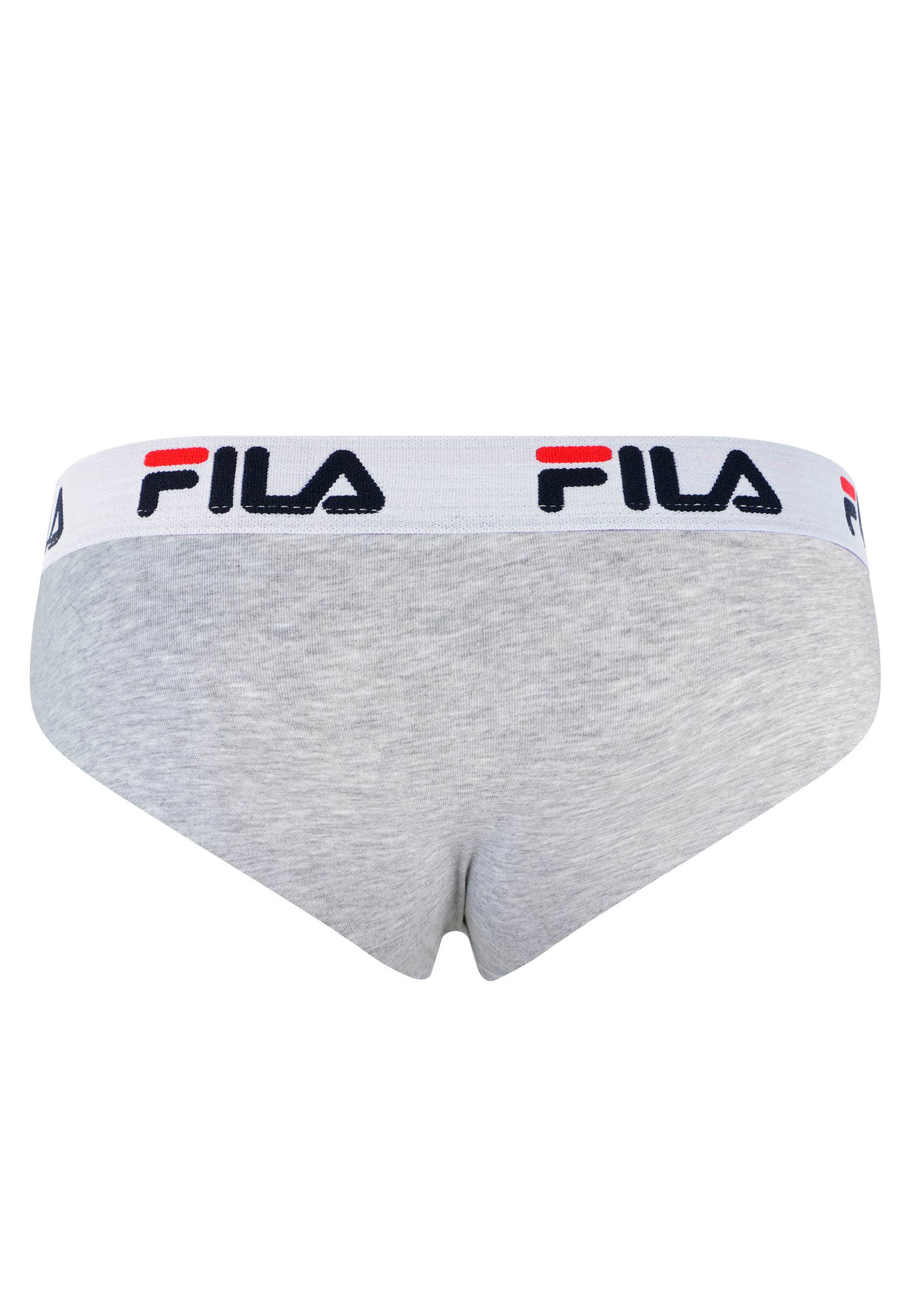 Fila Brasilslip »WOMAN BRAZILIAN SLIP«, (3er Pack), elastischer Logobund