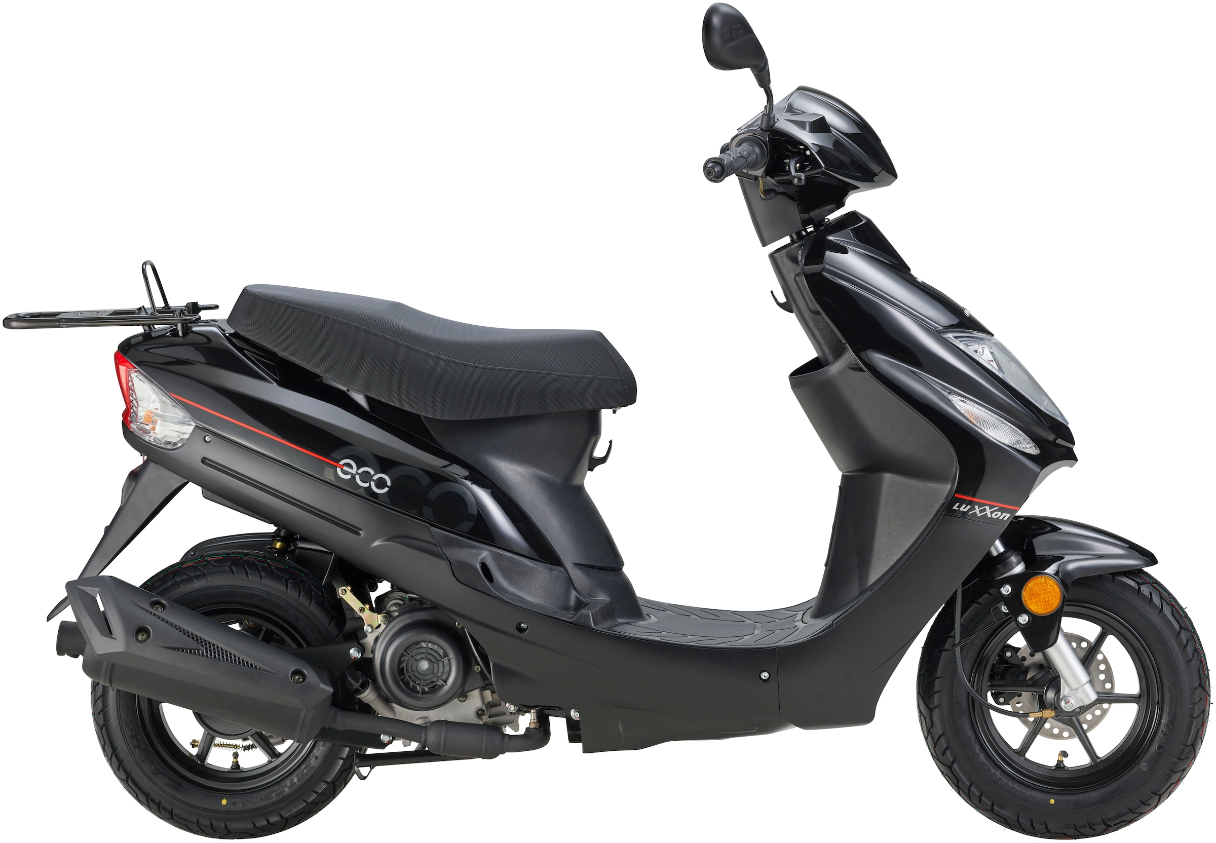 Luxxon Motorroller »ECO (45km/h), 50 ccm, City-Roller, EFI« 50 cm³ 45 km/h Euro 5 2,99 Staufach, Roller, Scooter, Benzin,  Euro 5, Kraftstoffeinspritzung (EFI), Lenkerschloss, Cityroller, 3 PS