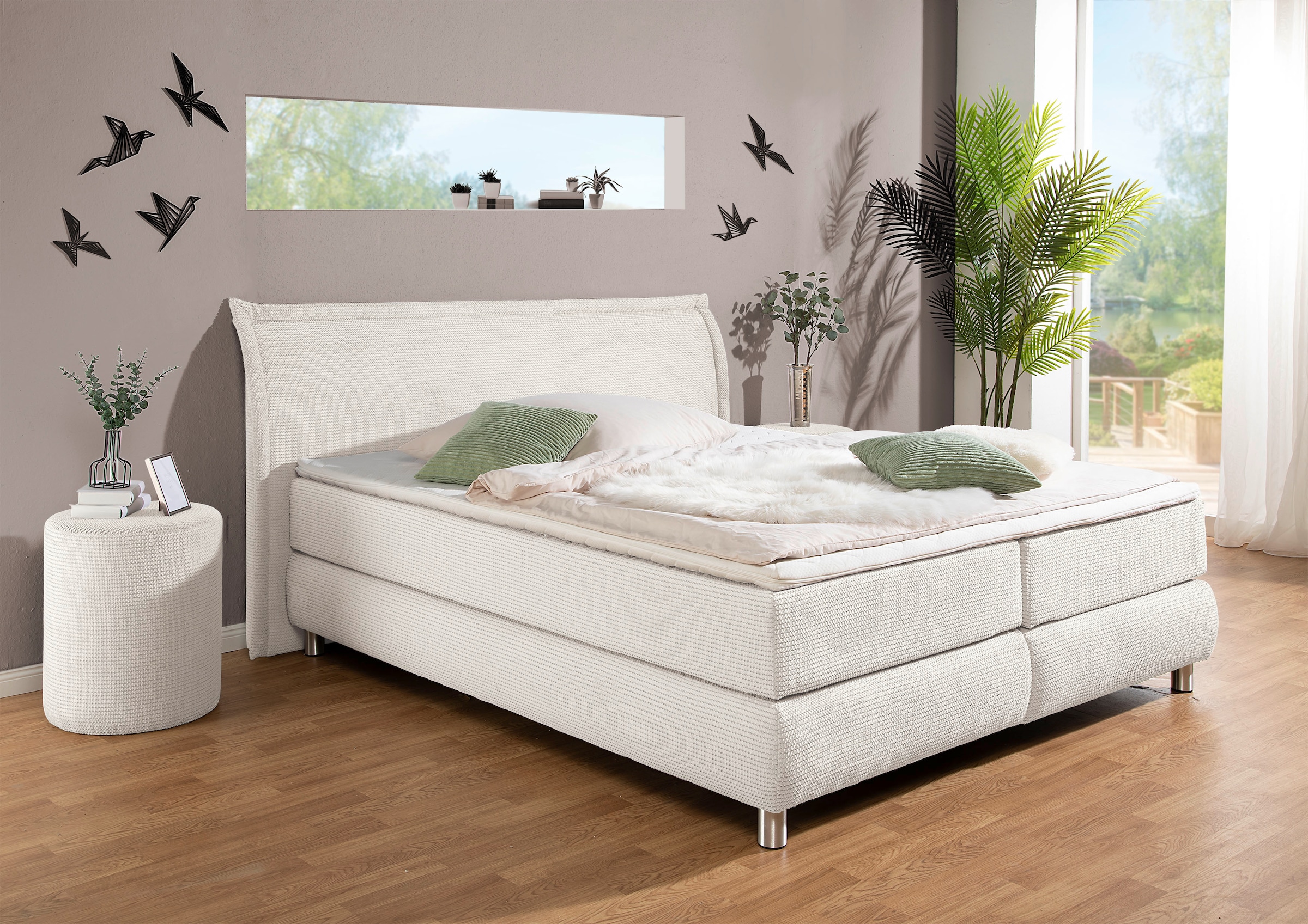Home affaire Boxspringbett »"Coloma" erhältlich in H2, H3 oder H4 inkl. Top günstig online kaufen