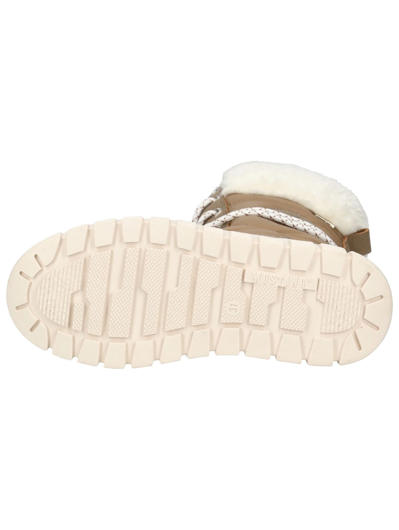 Mustang Shoes Schnürstiefelette »Mustang Shoes Stiefelette Lederimitat/Textil«