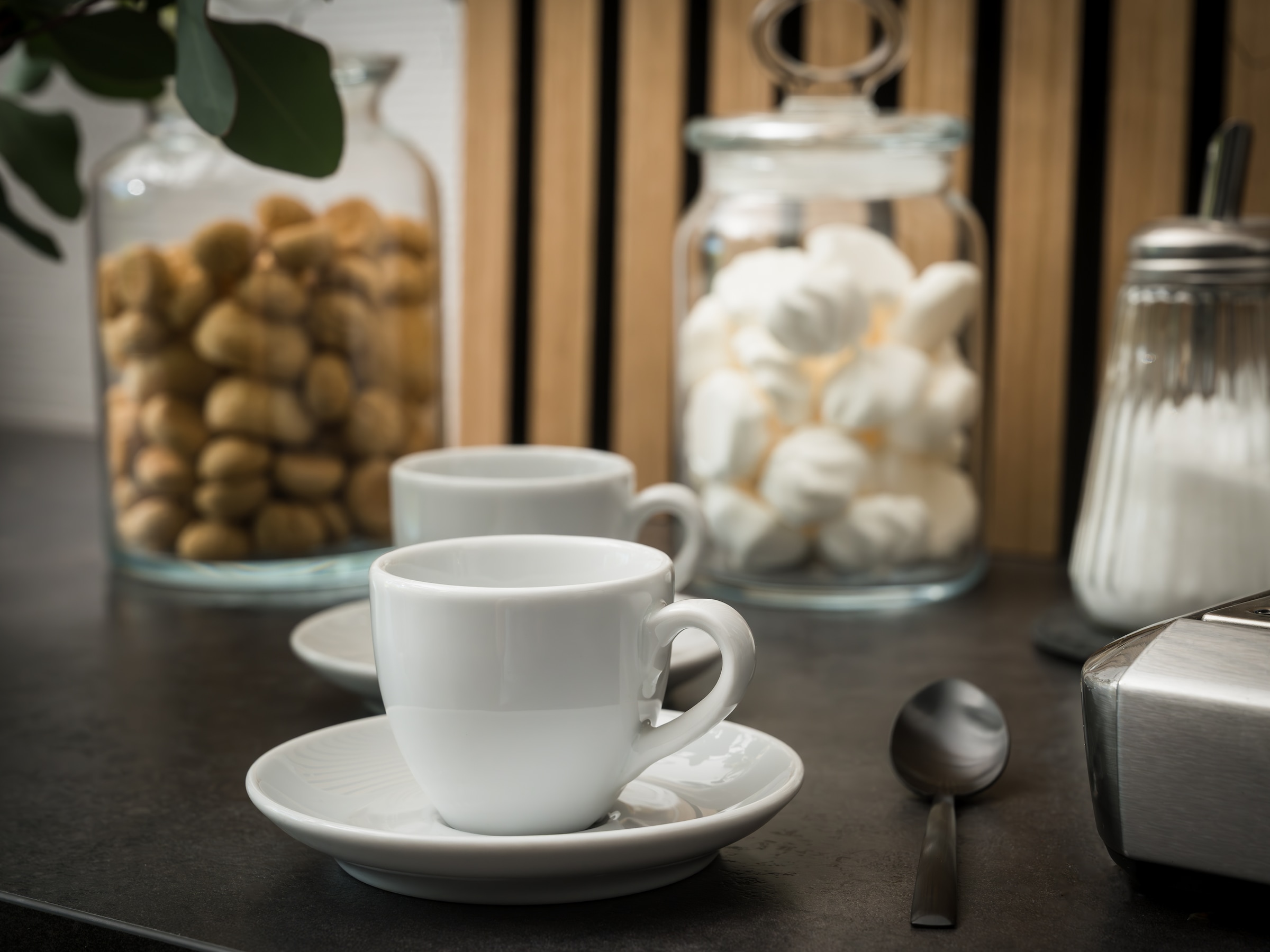 CreaTable Espressotasse »Bistrot Weiss, Espresso Set 8-tlg« Klassiker in Weiß, Der Alleskönner