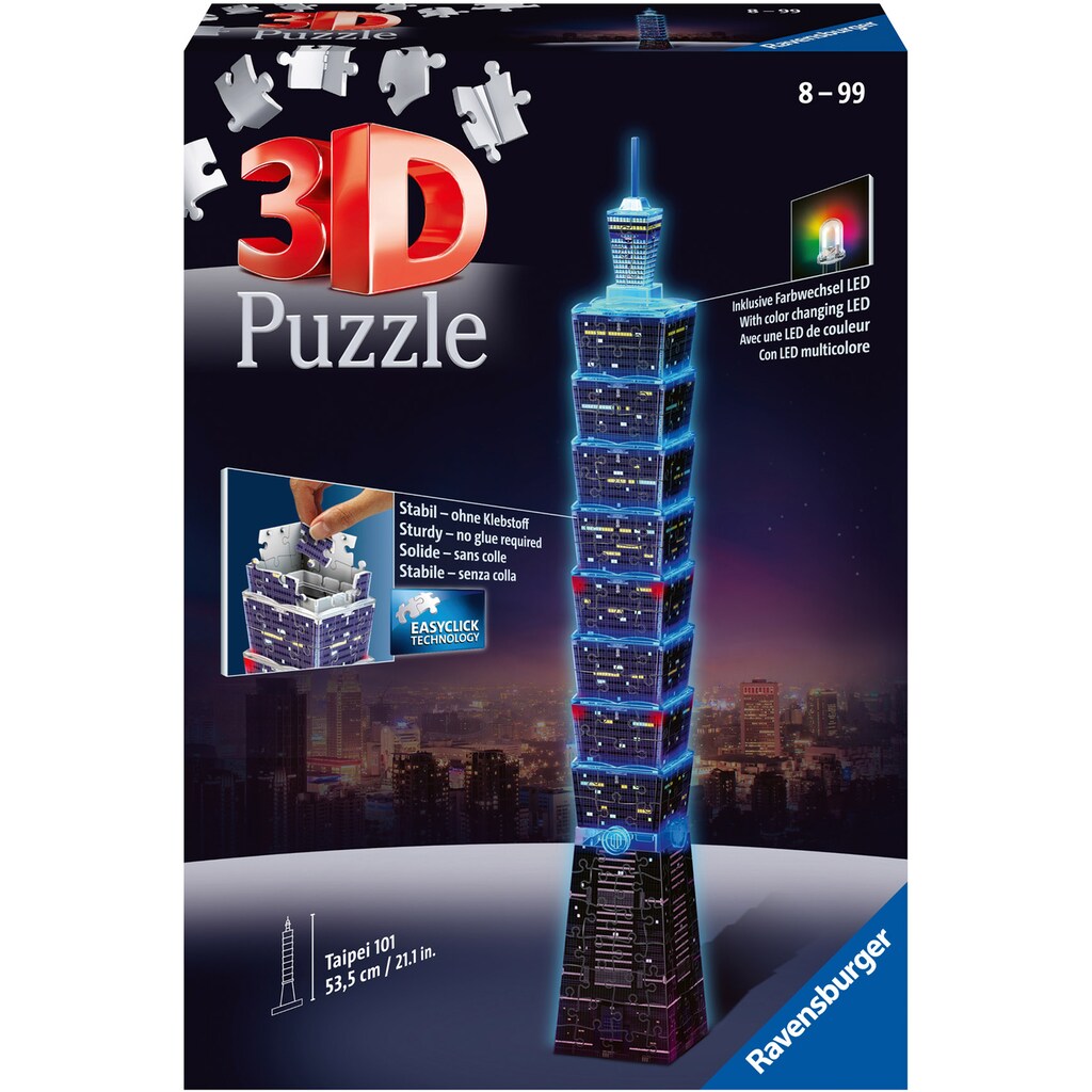 Ravensburger 3D-Puzzle »Taipei 101 bei Nacht«