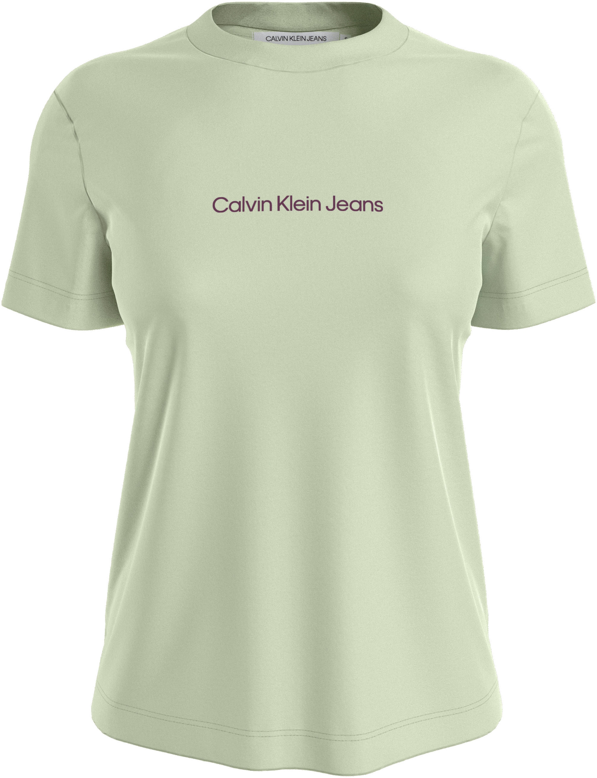 T-Shirt Calvin kaufen TEE«, »INSTITUTIONAL Jeans STRAIGHT Klein Markenlabel mit