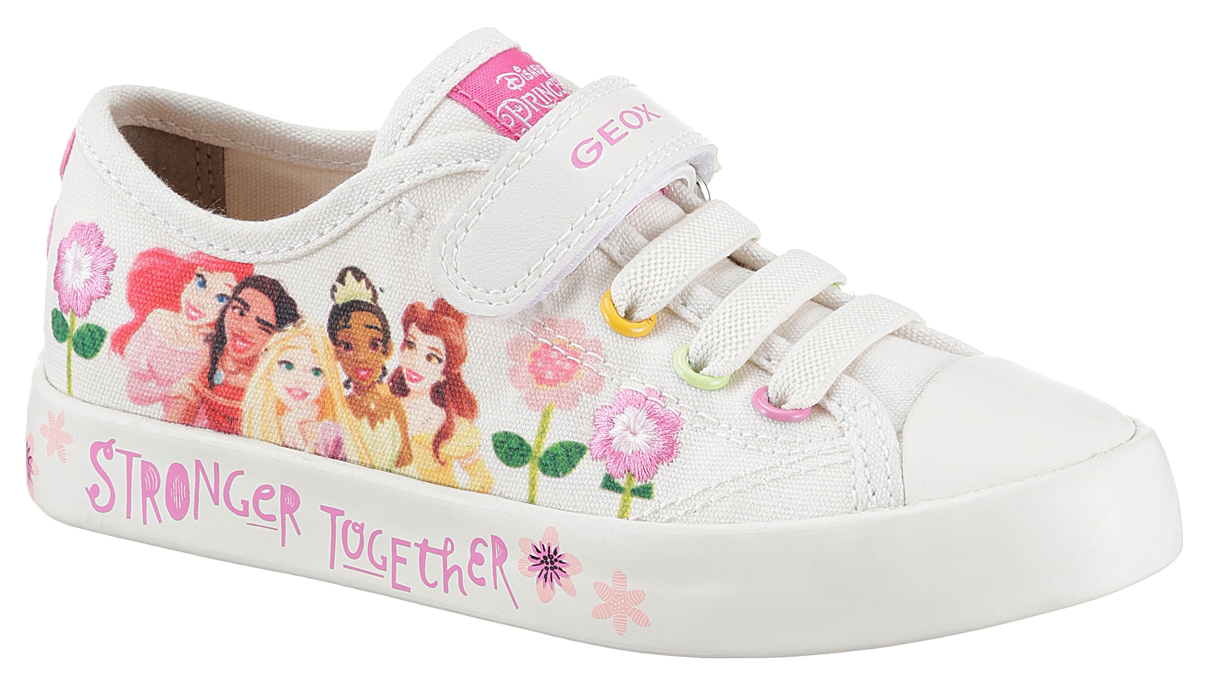Geox Sneaker »JR CIAK GIRL«, mit Disney Print, Freizeitschuh, Halbschuh, Schnürschuh