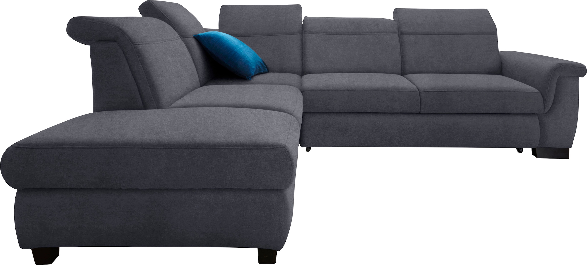 DOMO collection Ecksofa "Sully L-Form", wahlweise mit Bettfunktion und Kopf günstig online kaufen