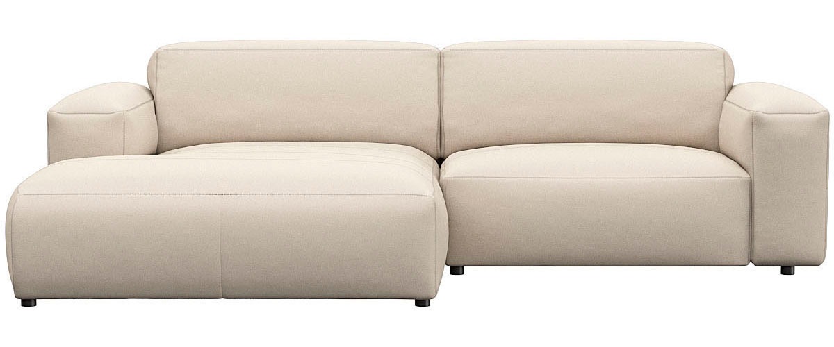 FLEXLUX Ecksofa »Lucera Chaislongue rechts oder links, L-Form, bequem«, mod günstig online kaufen