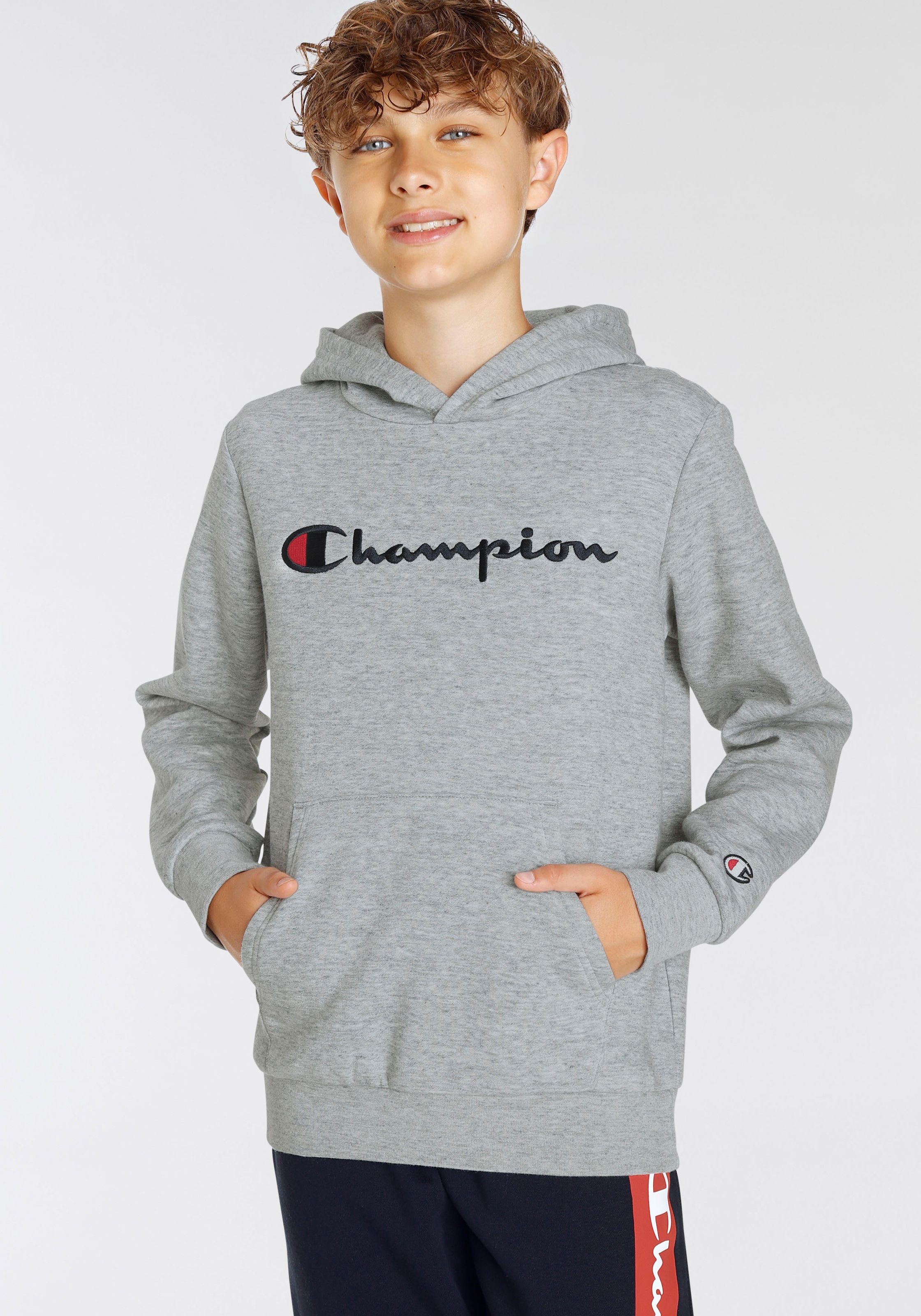 large »Classic Sweatshirt Logo Sweatshirt Hooded Kinder« - für bestellen online Champion