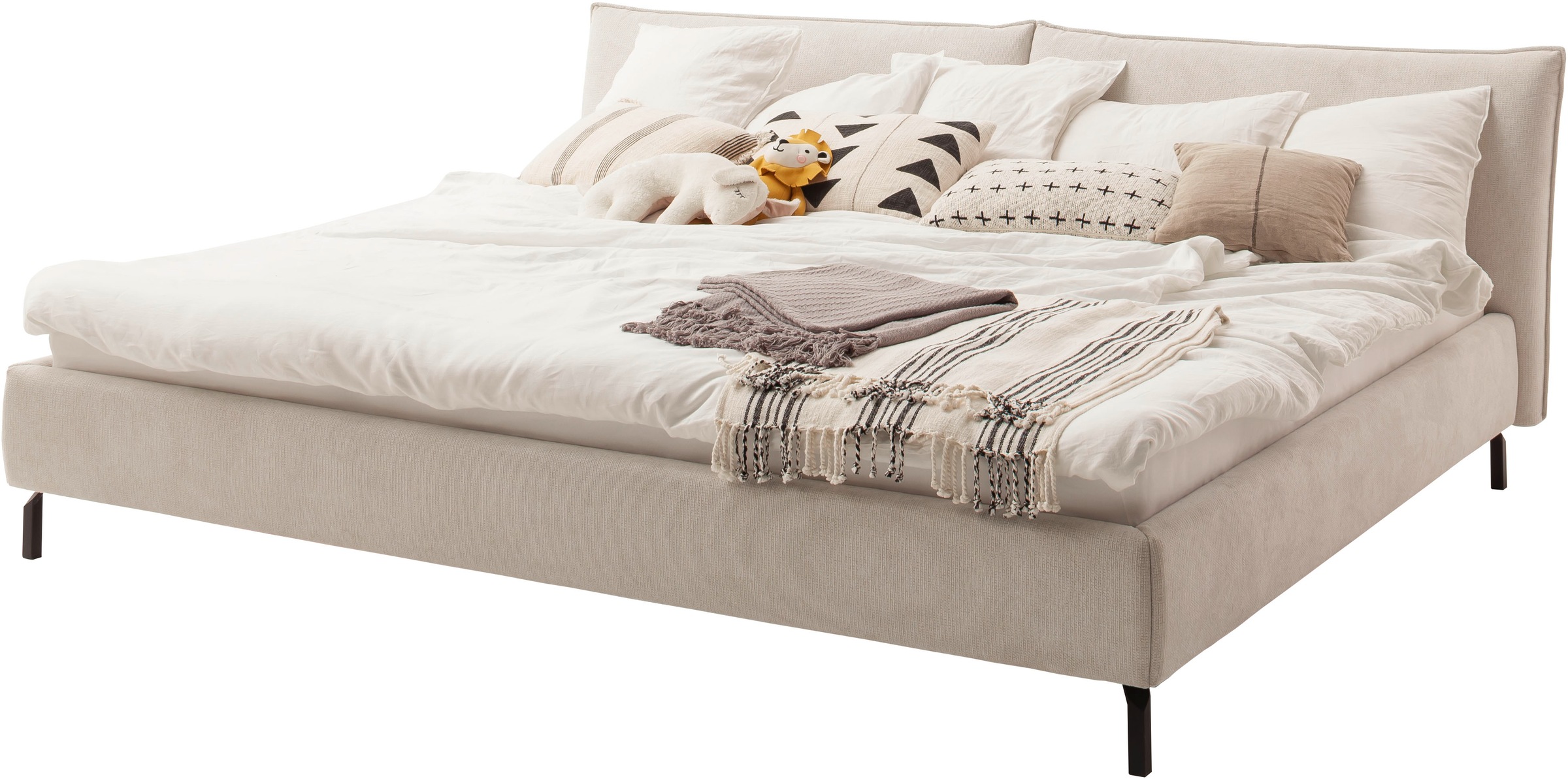 Home affaire Polsterbett »Fionara, modernes Familienbett, Liegefläche 240x2 günstig online kaufen