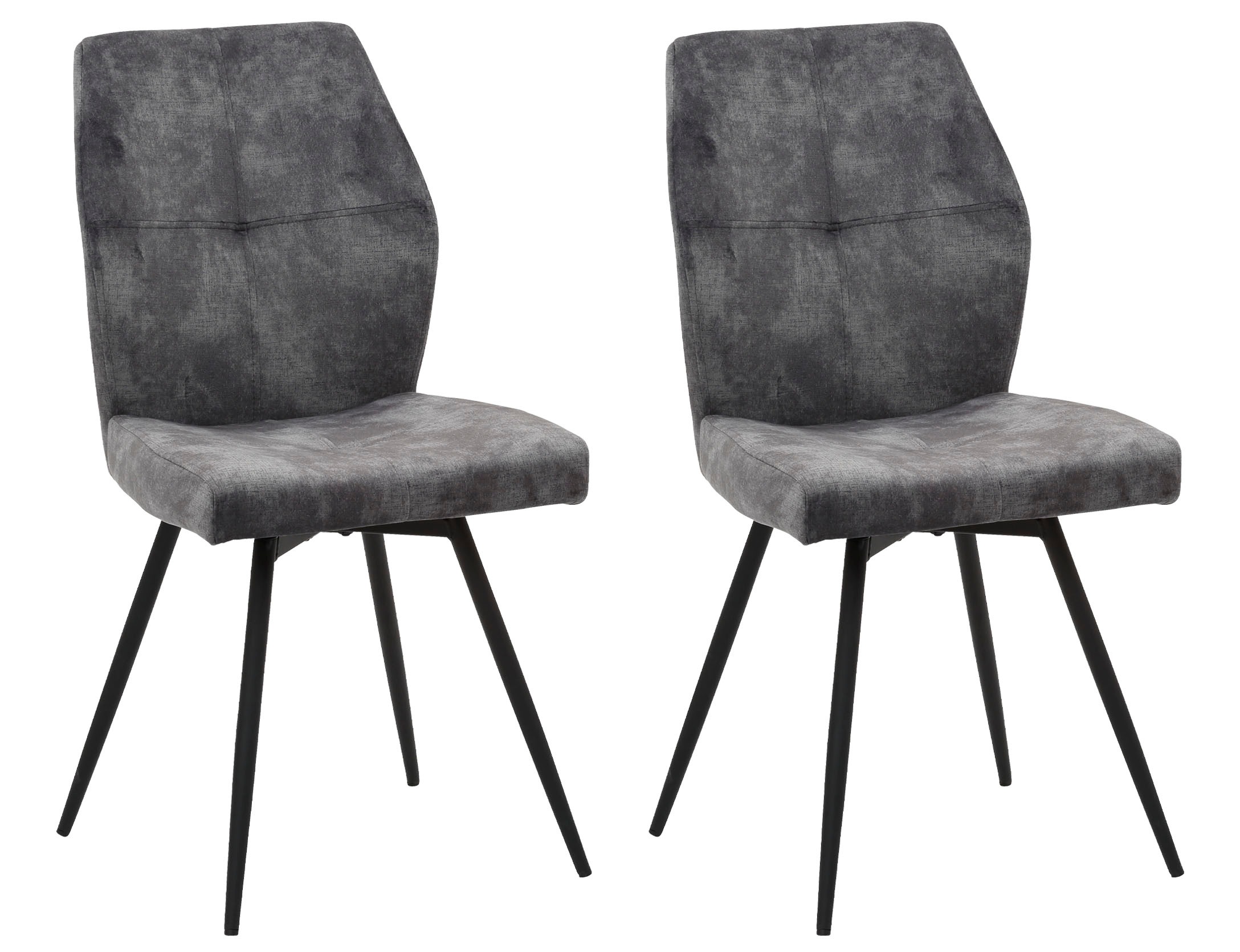 HELA Esszimmerstuhl »JANINA«, (Set), 2 St., Microfaser VINTAGE, 360° drehba günstig online kaufen