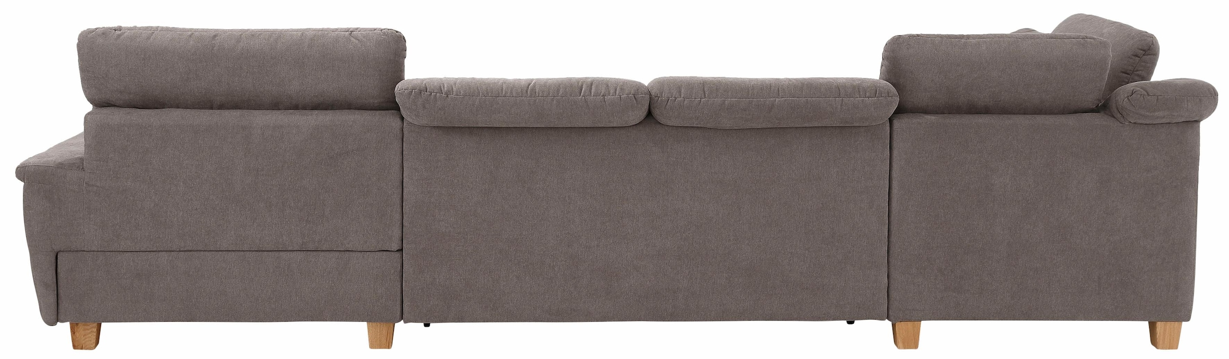 Home affaire Wohnlandschaft »Lyla U-Form«, wahlweise mit Rückenfunktion und zusätzlich mit Bett + Bettkasten