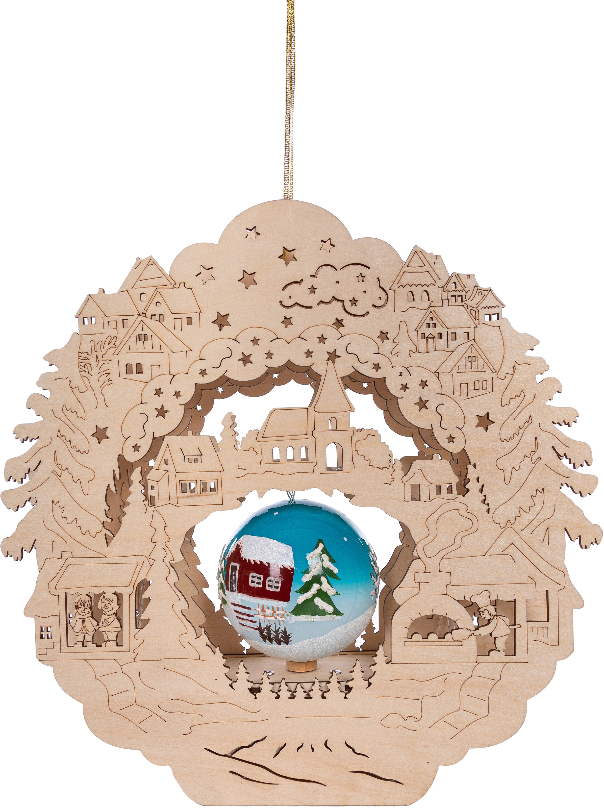 Myflair Möbel & Accessoires Dekoobjekt »Weihnachtsdeko mit LED Beleuchtung« günstig online kaufen
