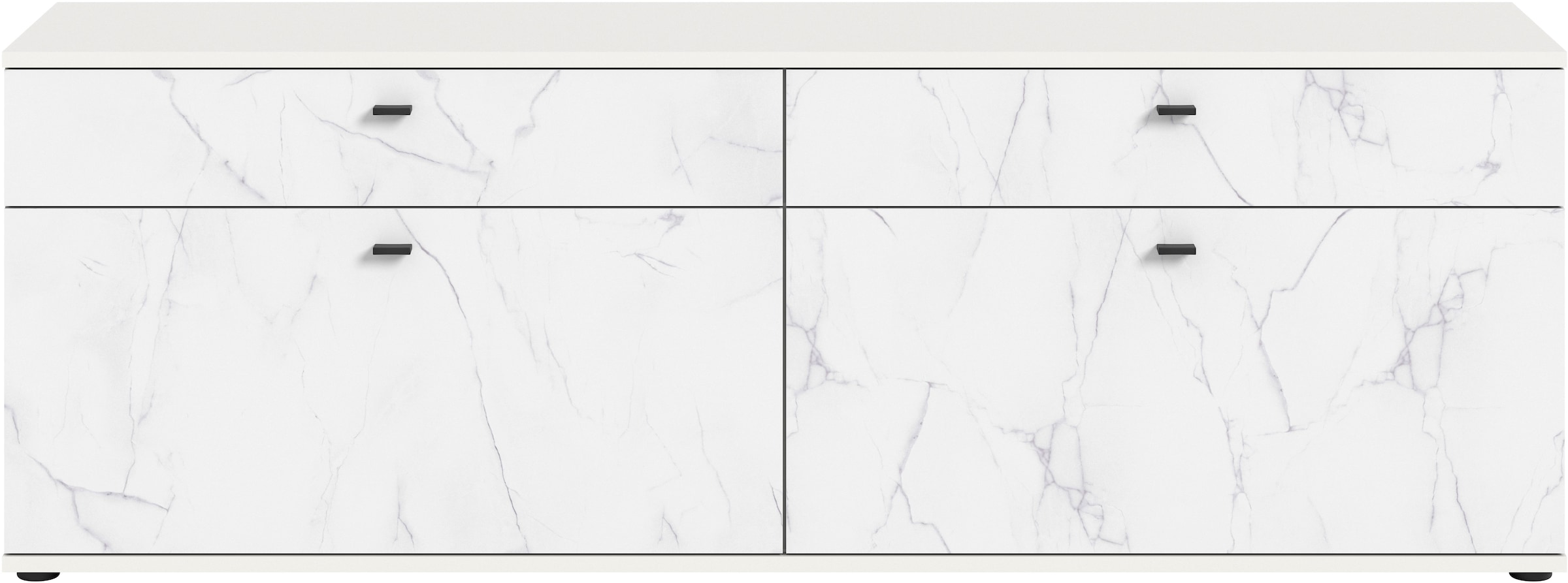 INOSIGN Lowboard »CALCOLO, Breite 180cm, 2 Schubkästen, 2 Klappen, 2 Fächer«, TV-Möbel, TV-Schrank, TV-Lowboard, Mediaboard, Wohnmöbel